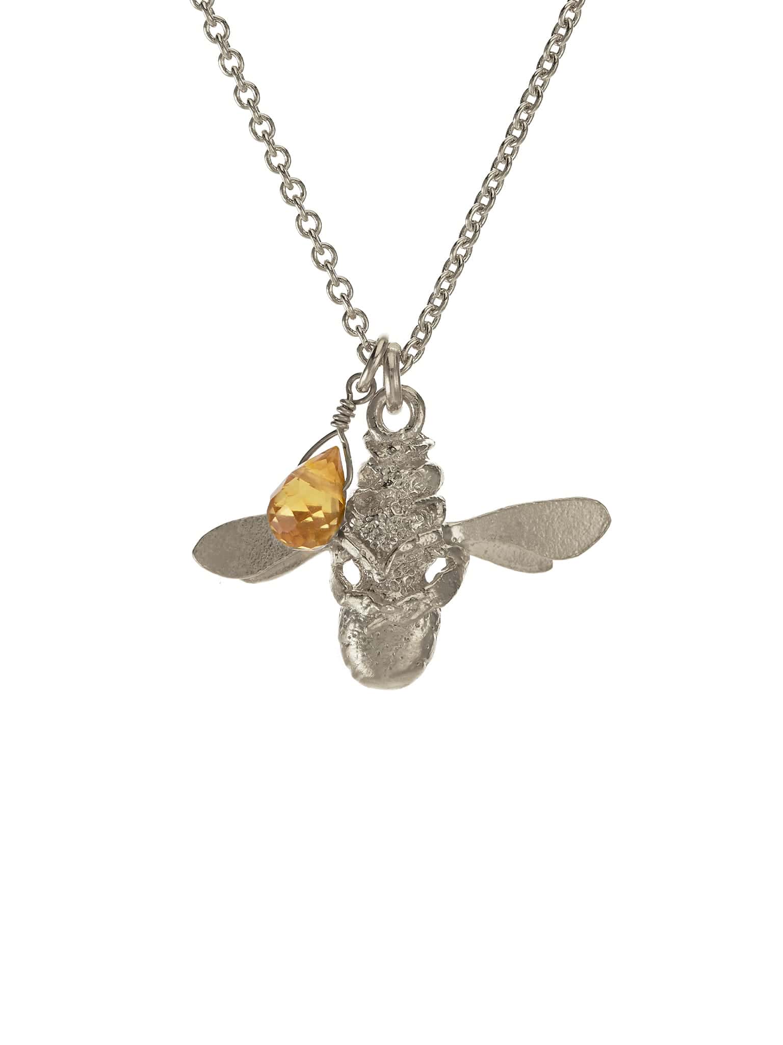 Honey Bee and Citrine Necklace – Alex Monroe