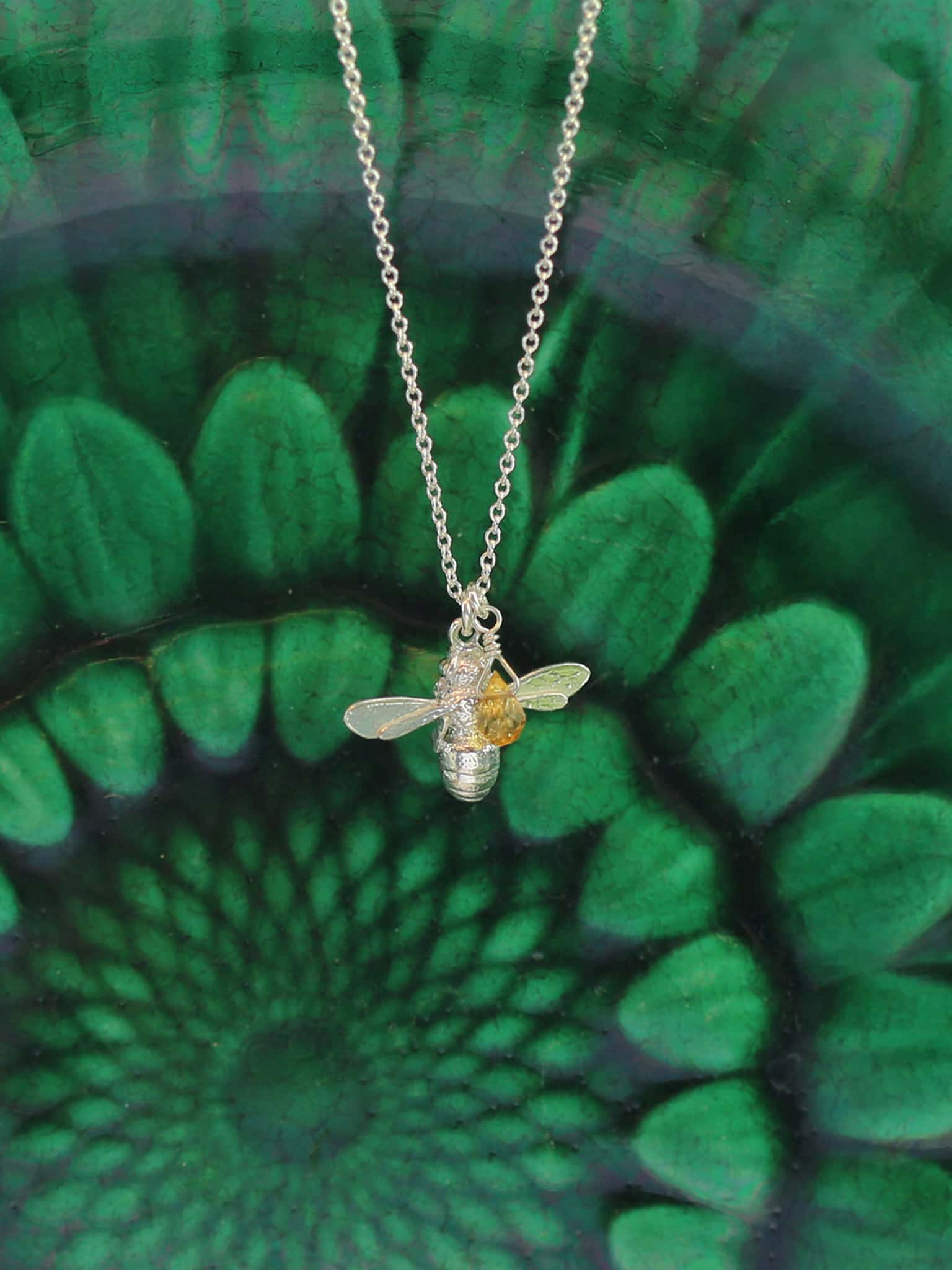 Honey Bee and Citrine Necklace - image 7