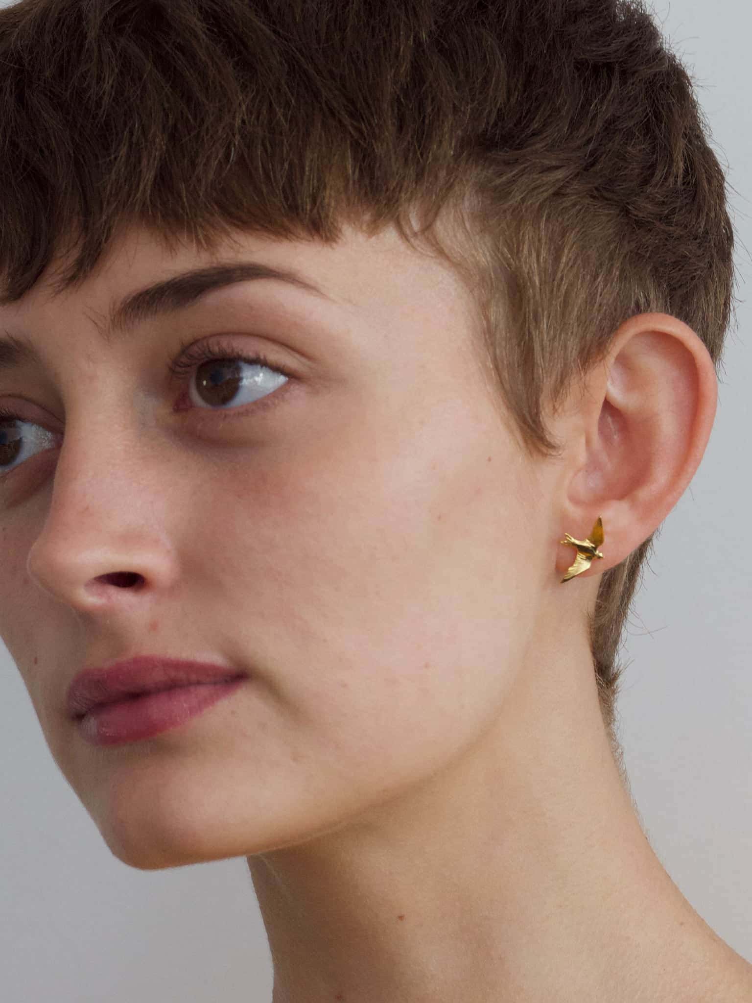 Flying Swallow Stud Earrings - image 2