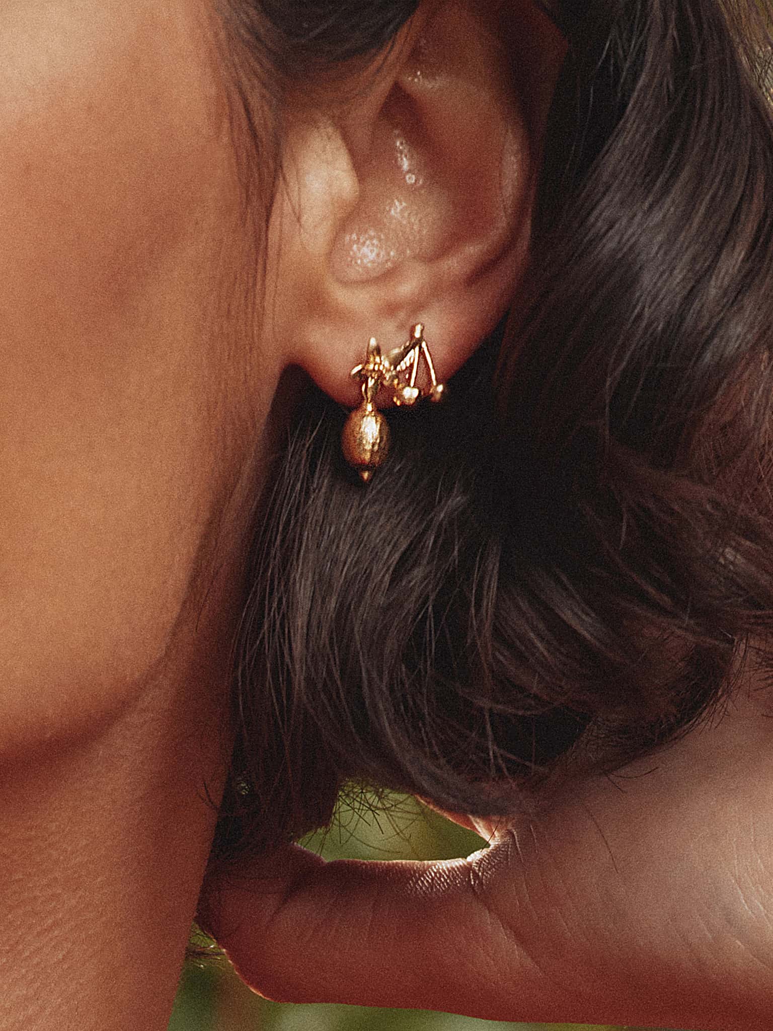 Cherry Single Stud Earring - image 2