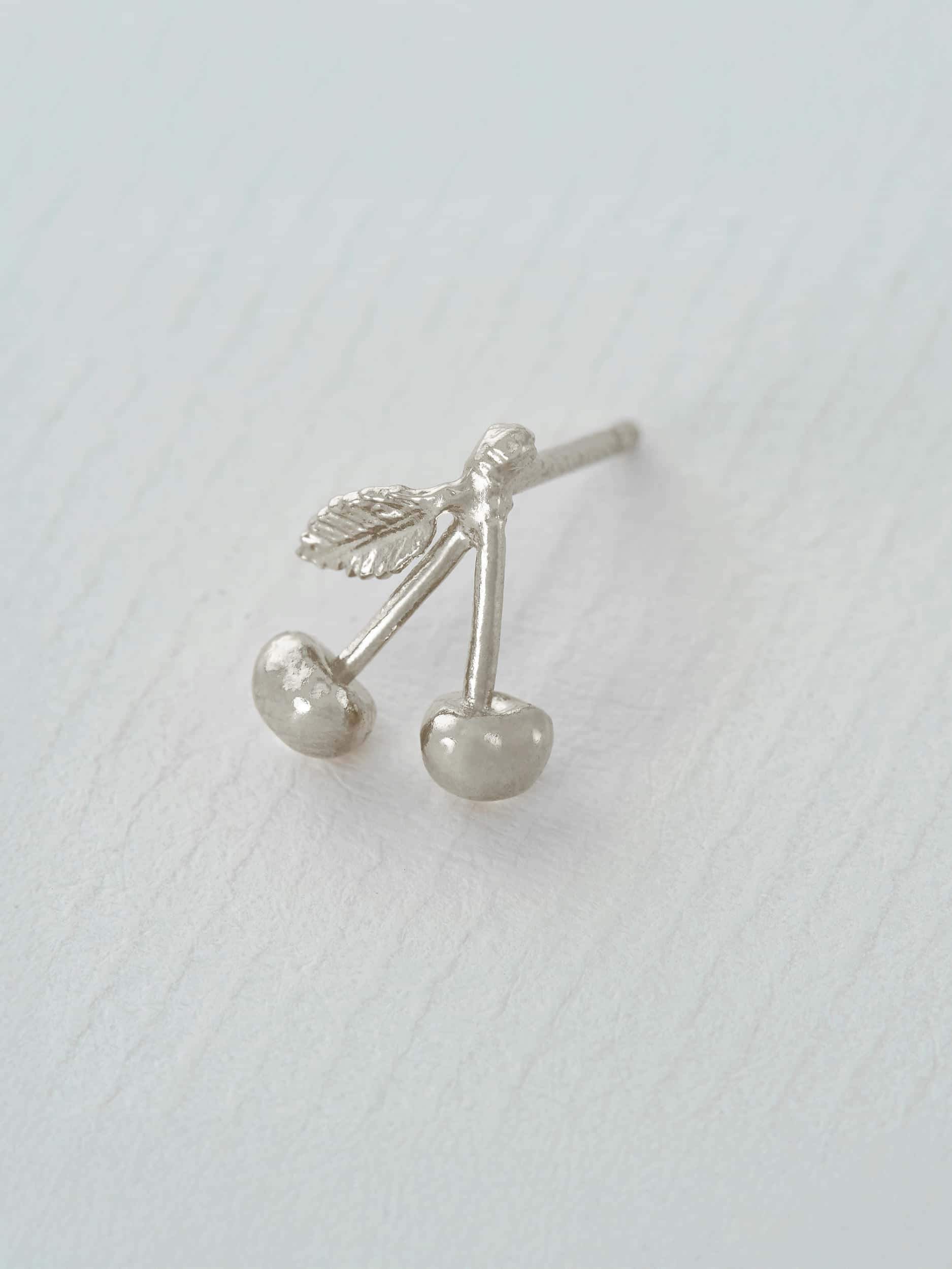 Cherry Single Stud Earring - image 6 | silver