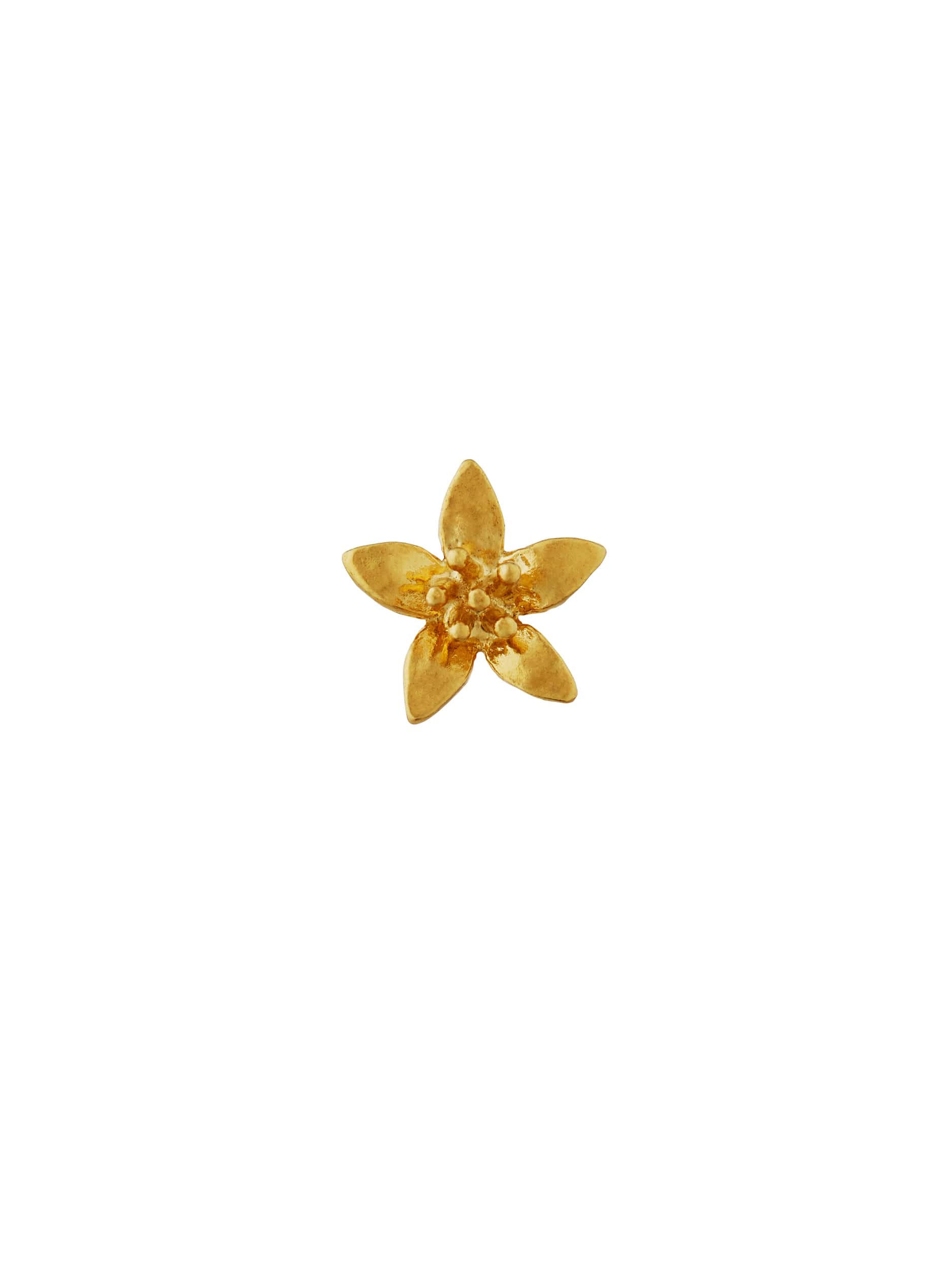 Lemon Blossom Single Stud Earring - image 5 | gold plate