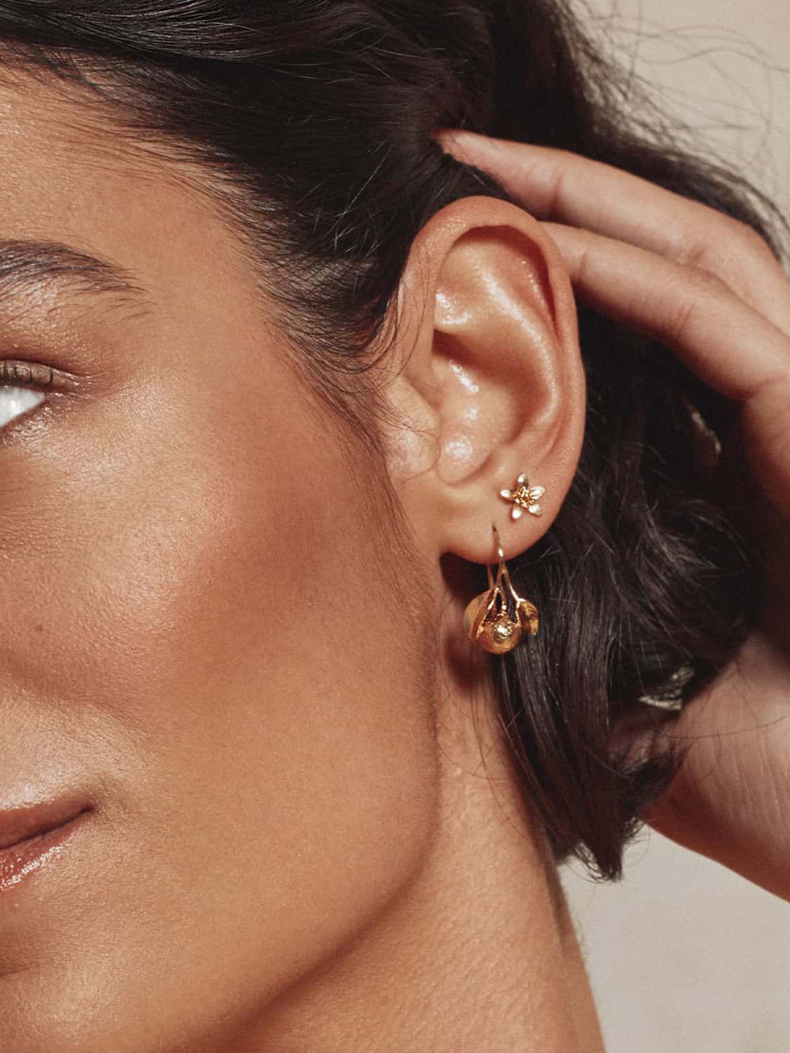 Lemon Blossom Single Stud Earring - image 2