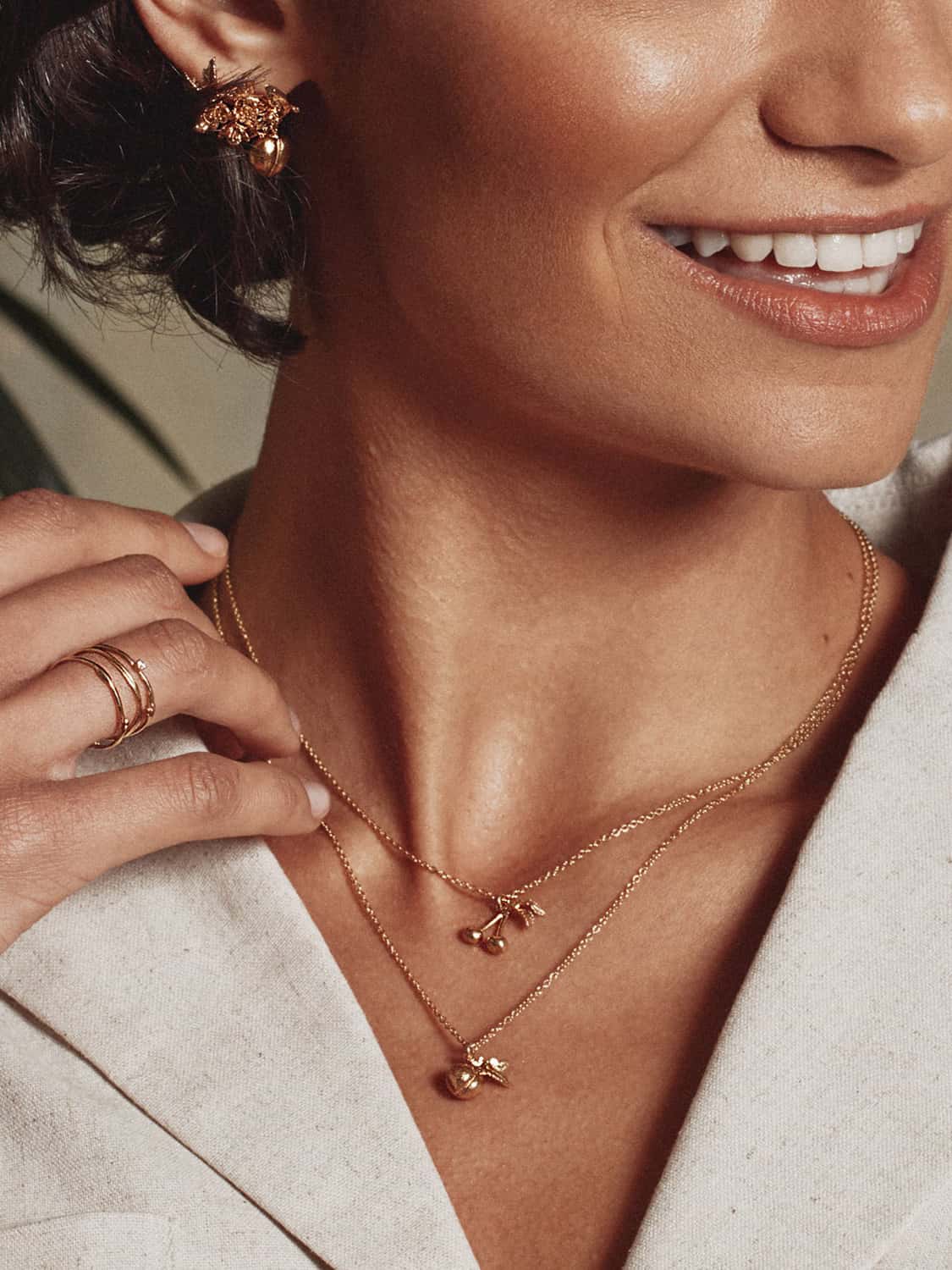 Small & Sweet Cherry Necklace - image 3