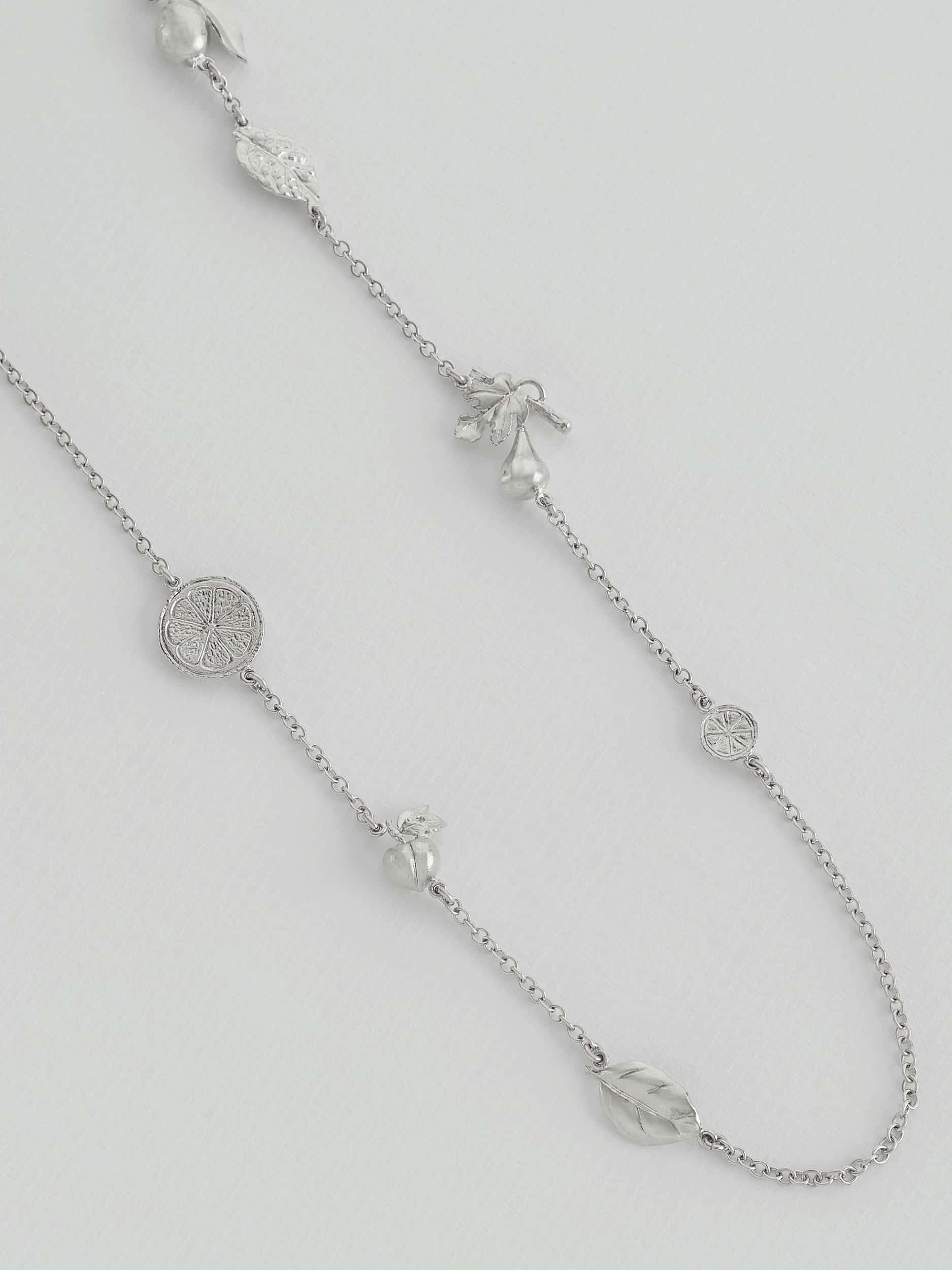 Longline Fruit Medley Station Necklace - image 6 | silver