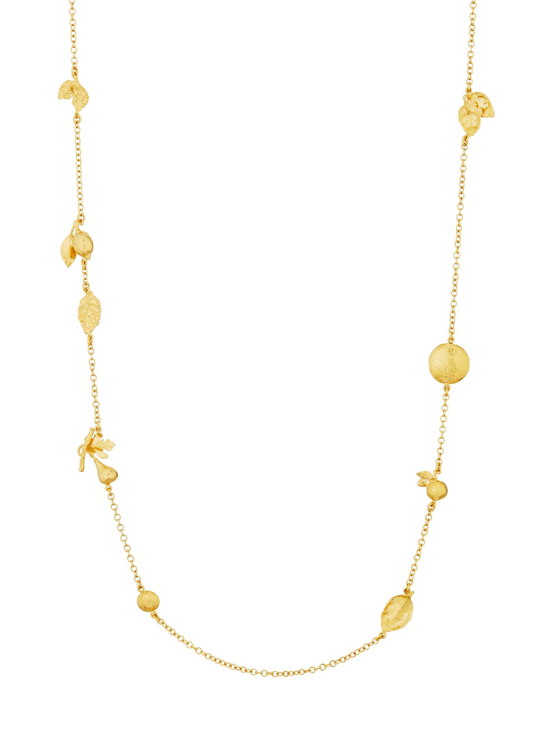 Fruit Cocktail Classic Station Necklace - image 4 | gold plate