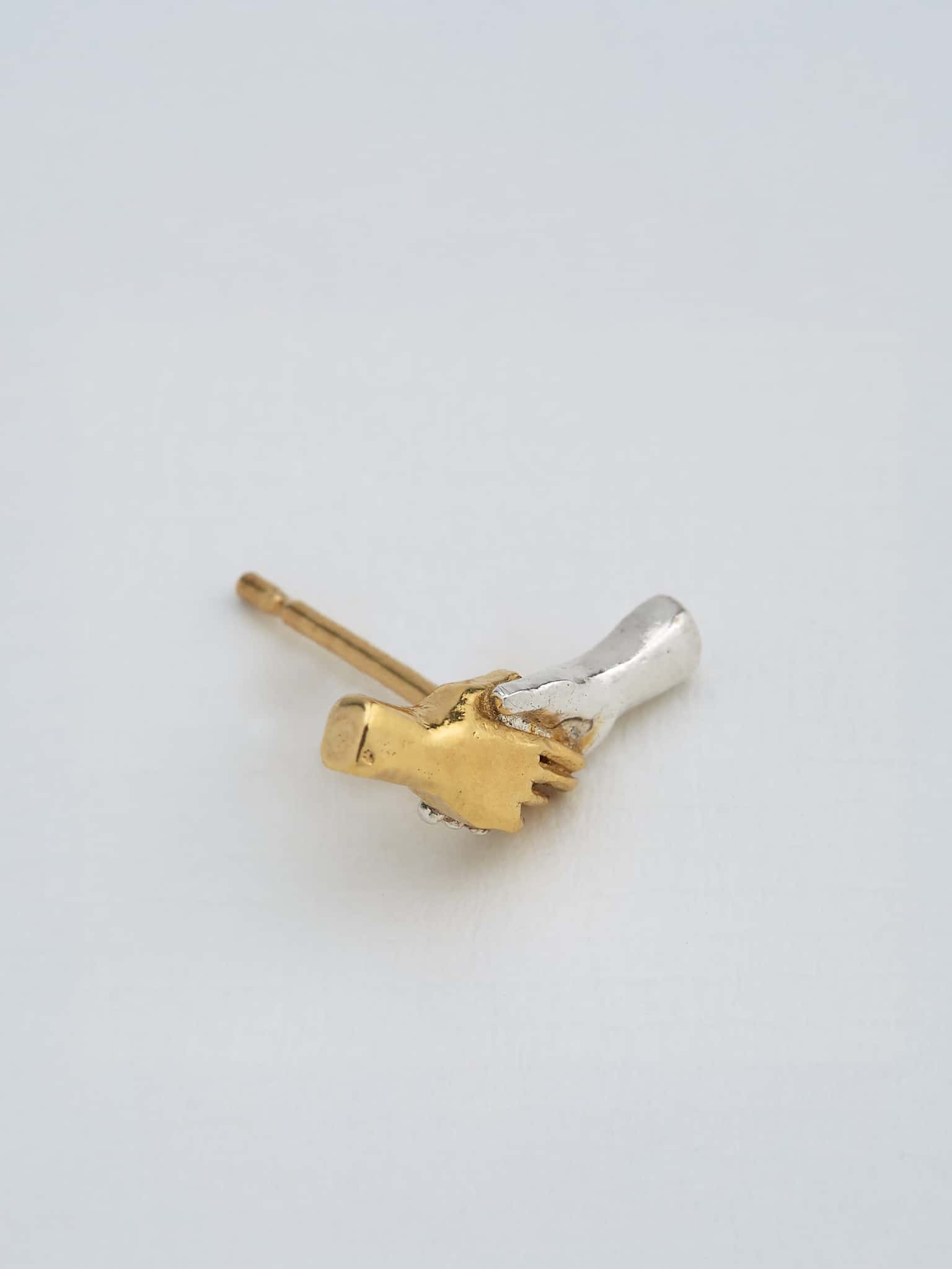 Doctor Who Companion Single Stud Earring - image 3 | silver & gold plate