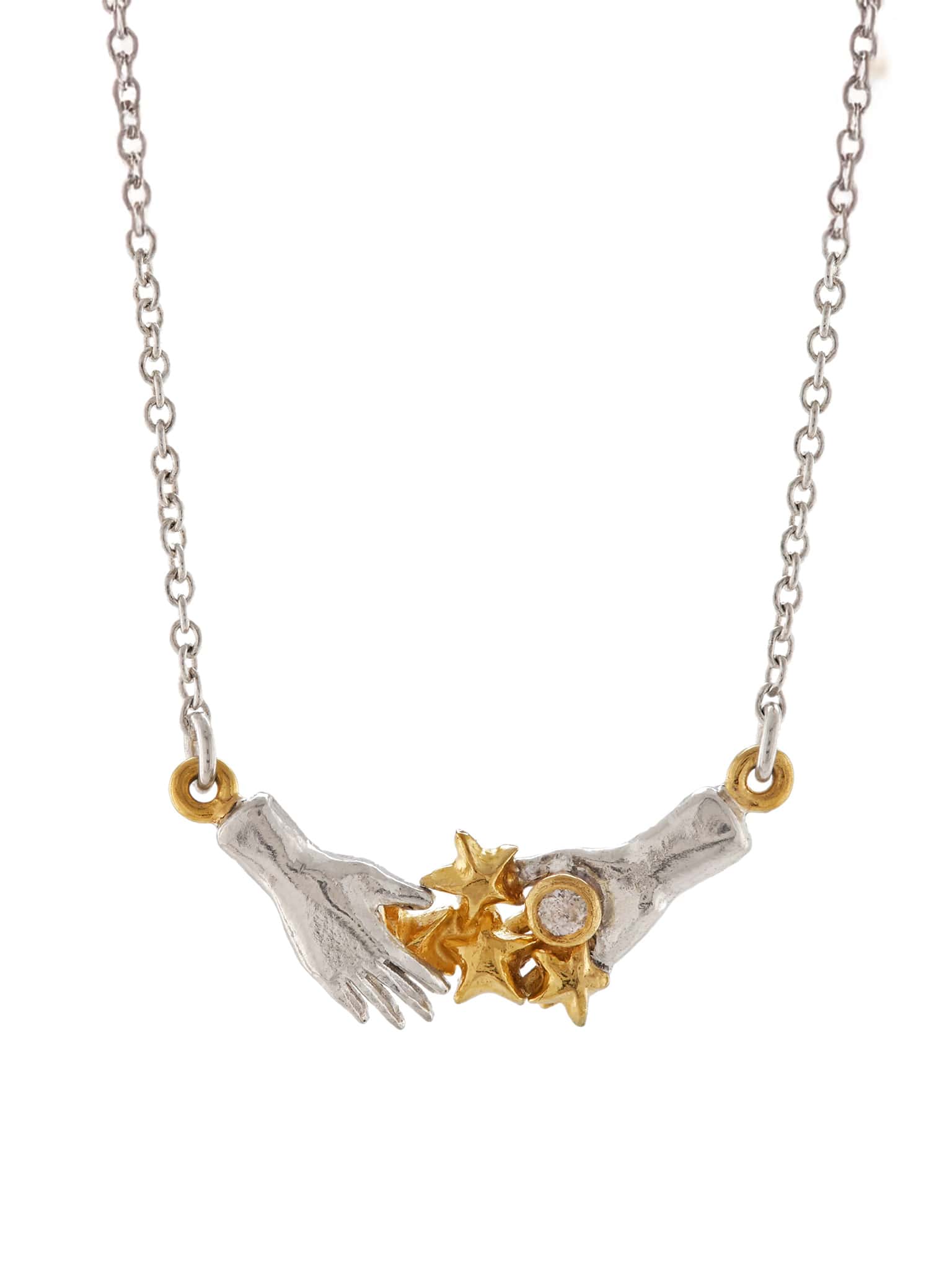 Doctor Who Galaxy In-Line Necklace - image 1 | silver & gold plate