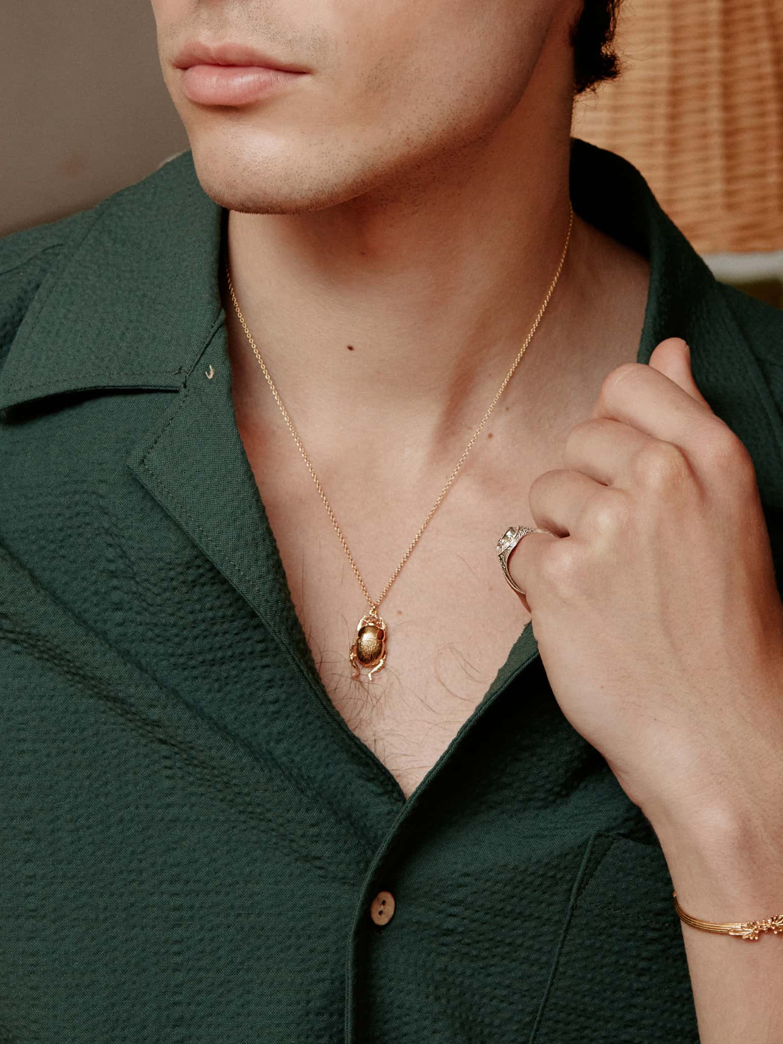 Dor Beetle Necklace - image 2