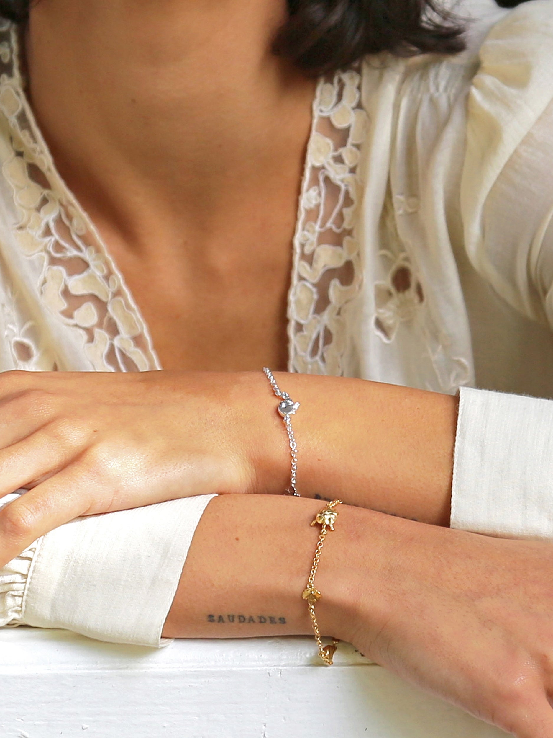 Tortoise & the Hare In-Line Bracelet - image 2