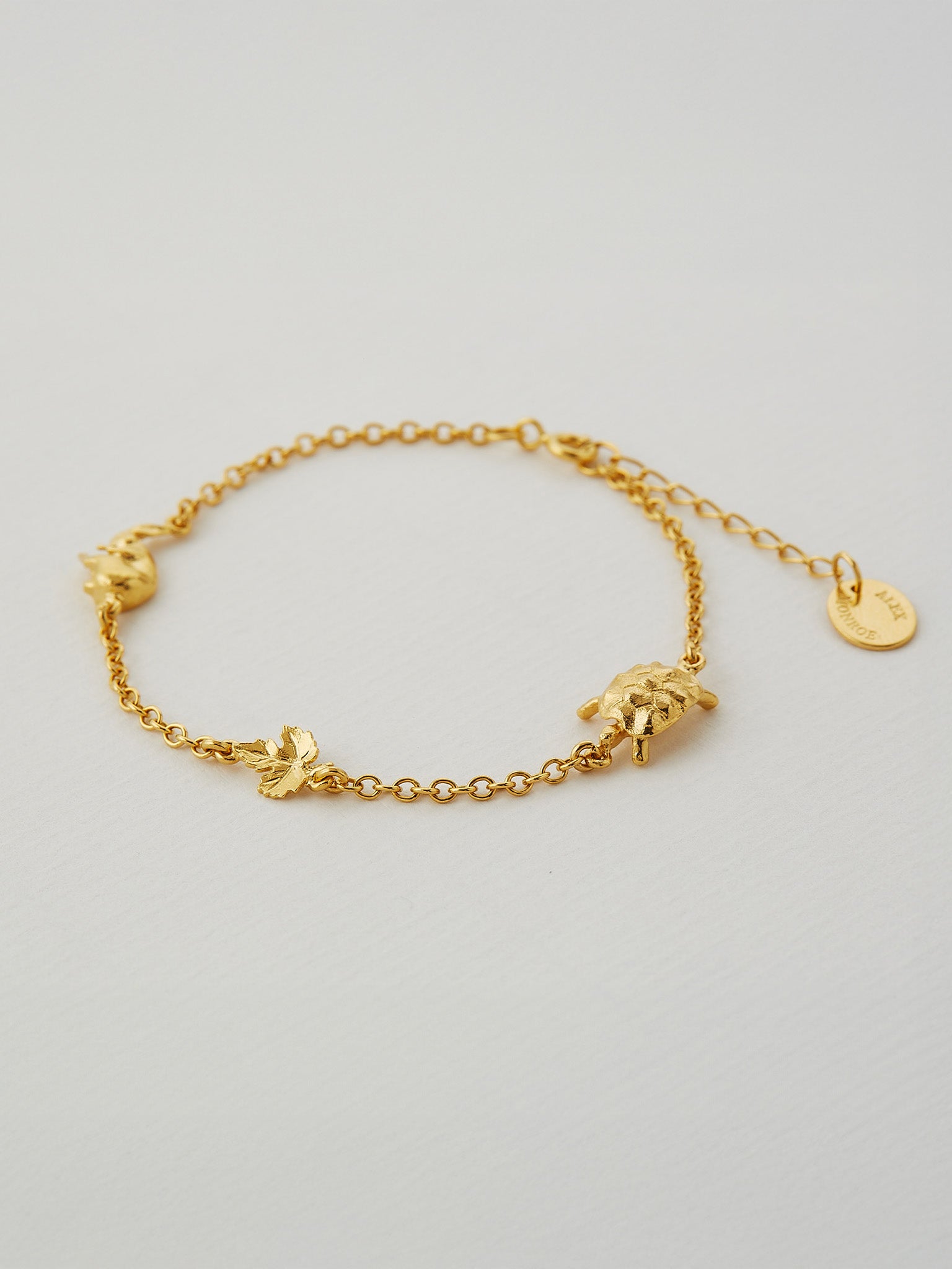 Tortoise & the Hare In-Line Bracelet - image 4 | gold plate