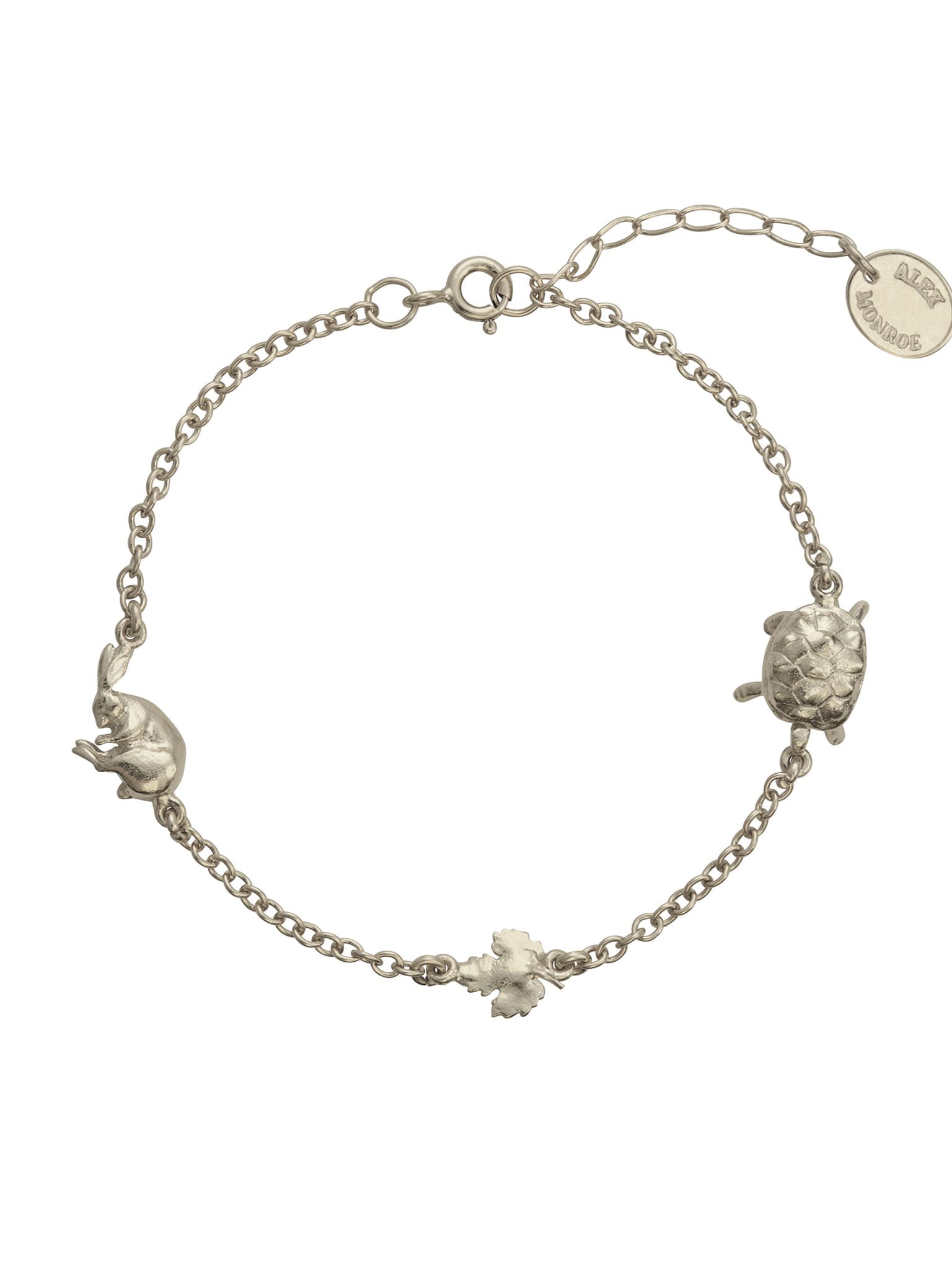 Tortoise & the Hare In-Line Bracelet - image 5 | silver