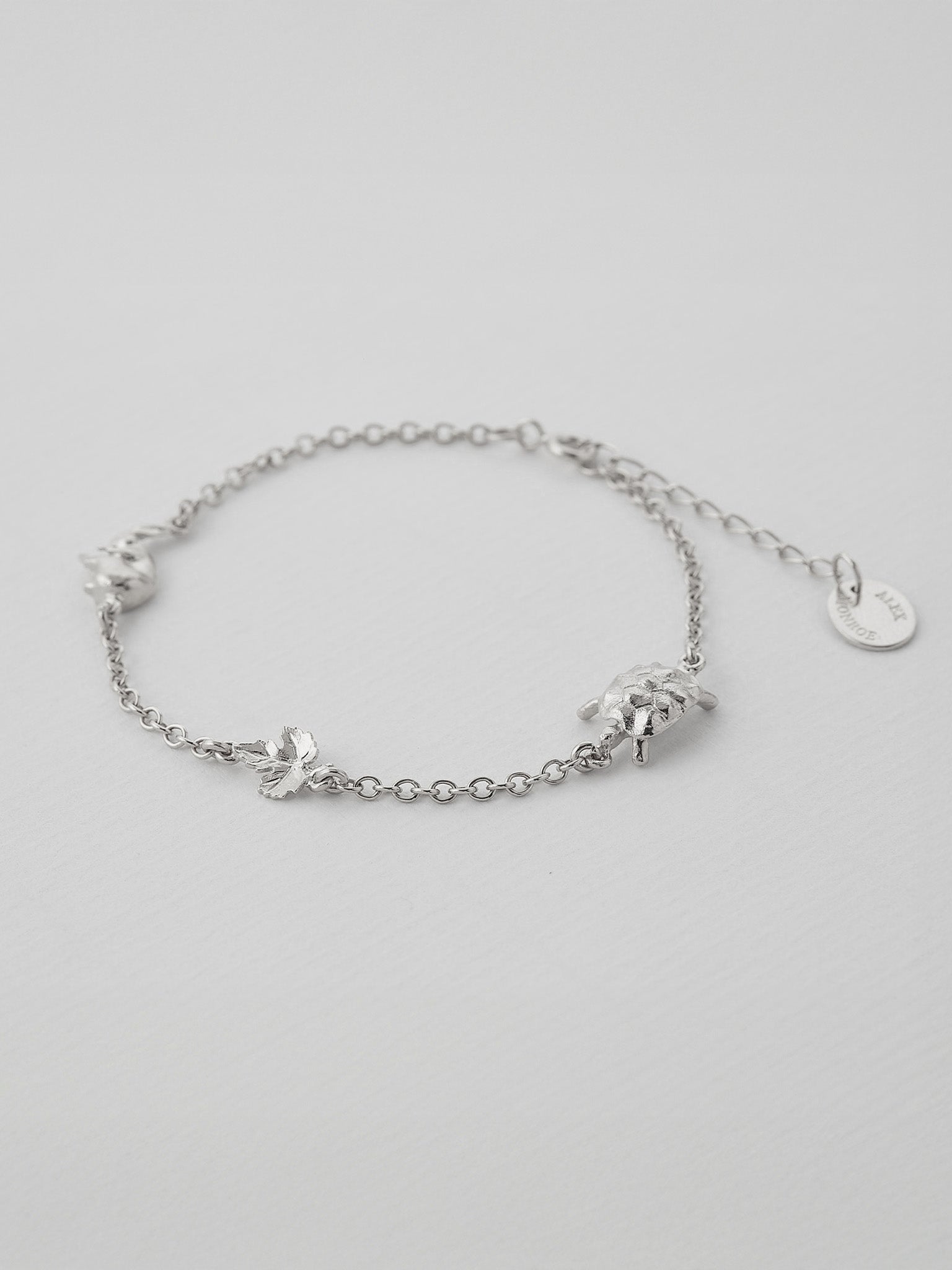 Tortoise & the Hare In-Line Bracelet - image 6 | silver