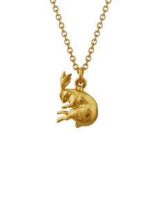 Sleeping Hare Necklace