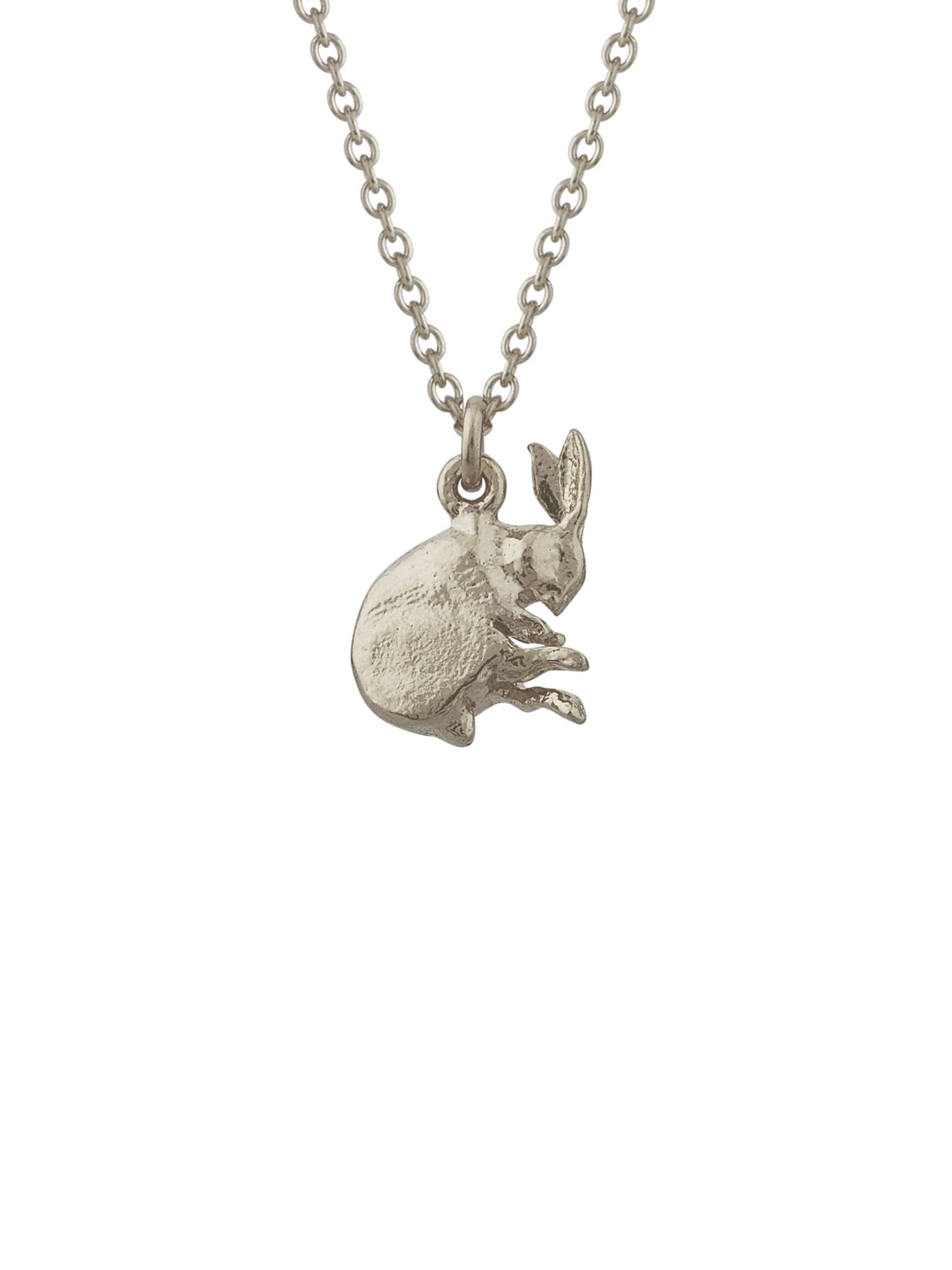 Sleeping Hare Necklace - image 7 | silver