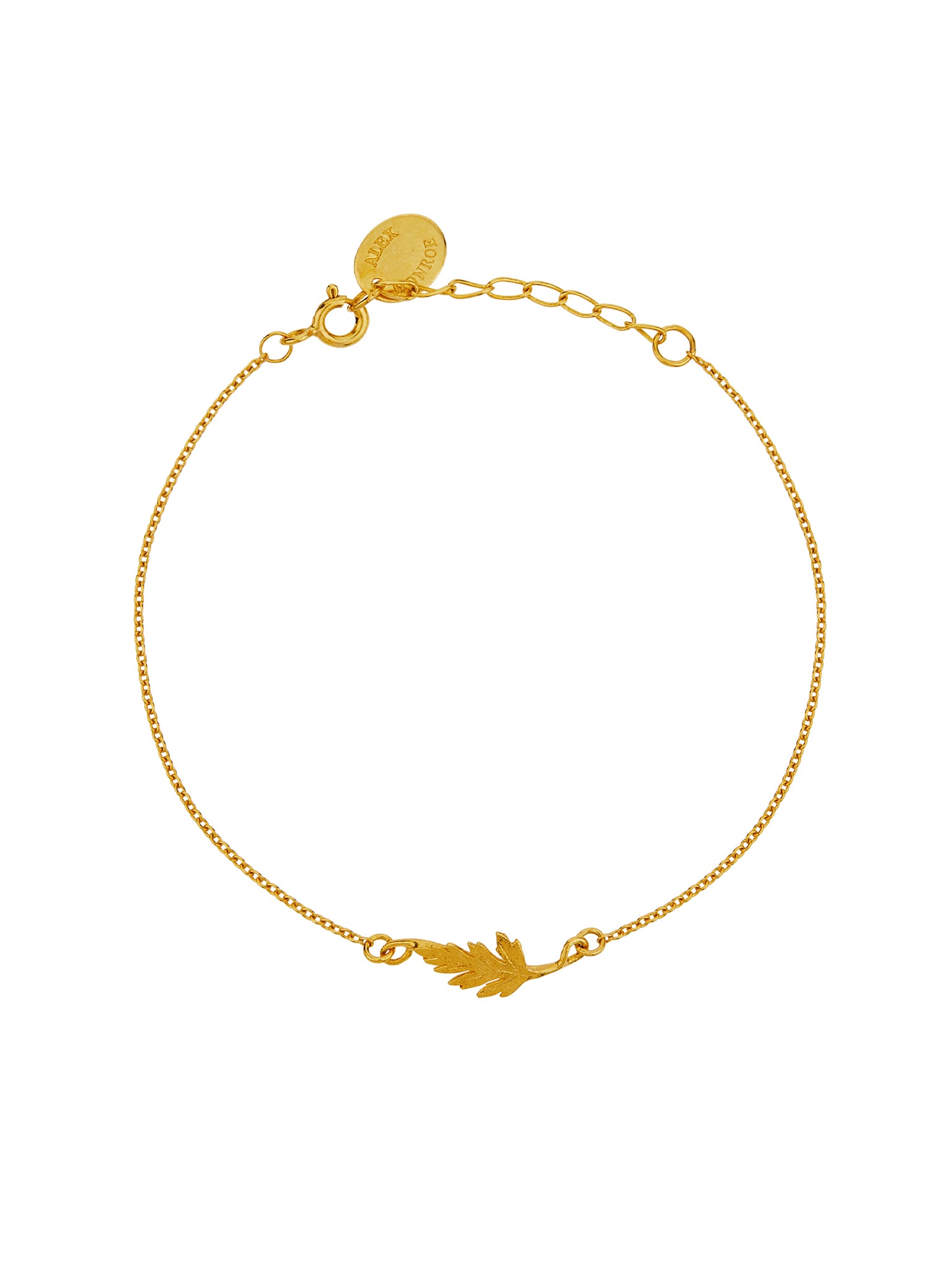 Little Fern Leaf Bracelet - image 1 | gold plate