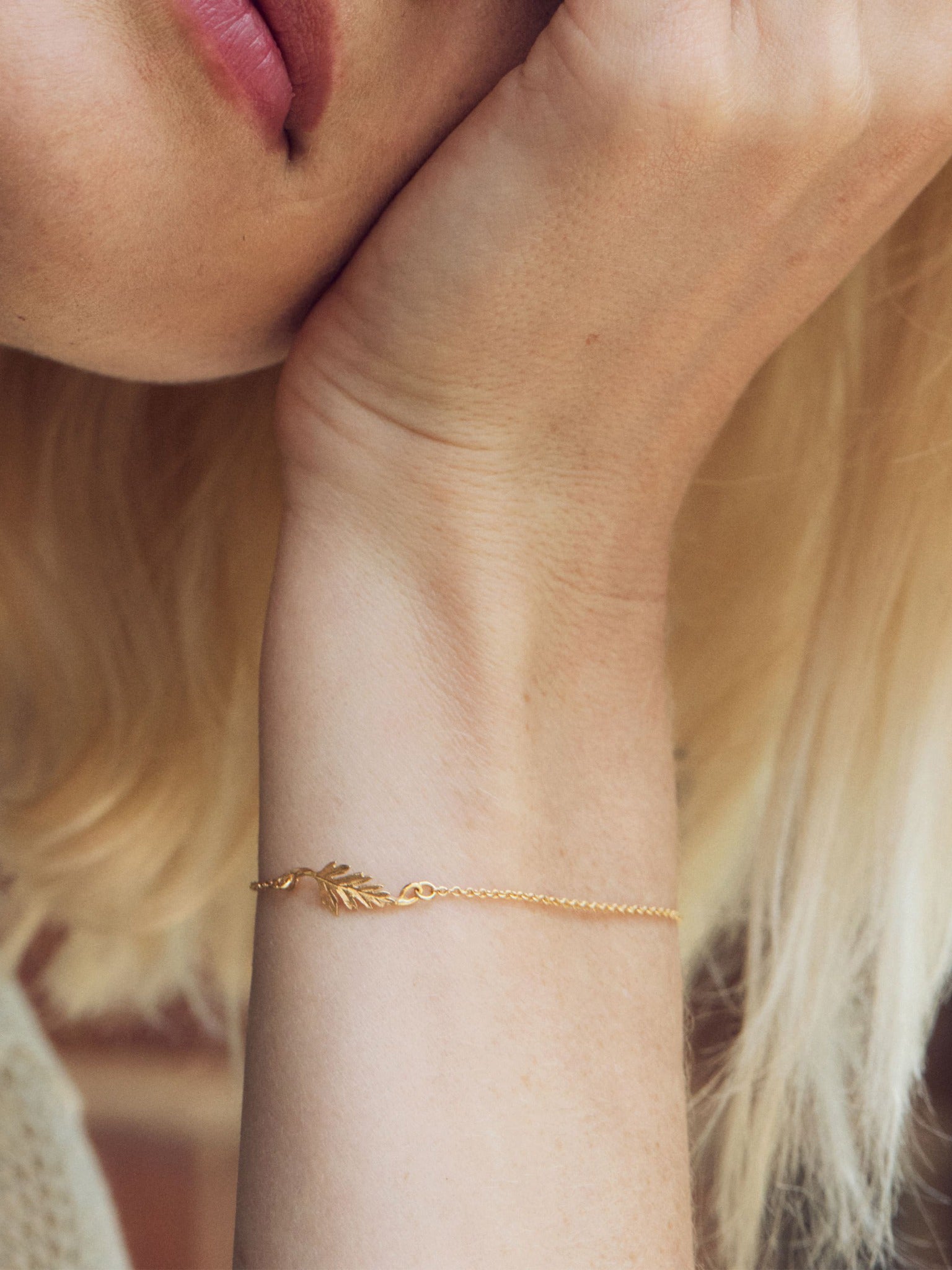 Little Fern Leaf Bracelet - image 2