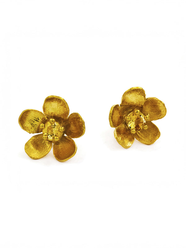 Citrine Buttercup Earrings