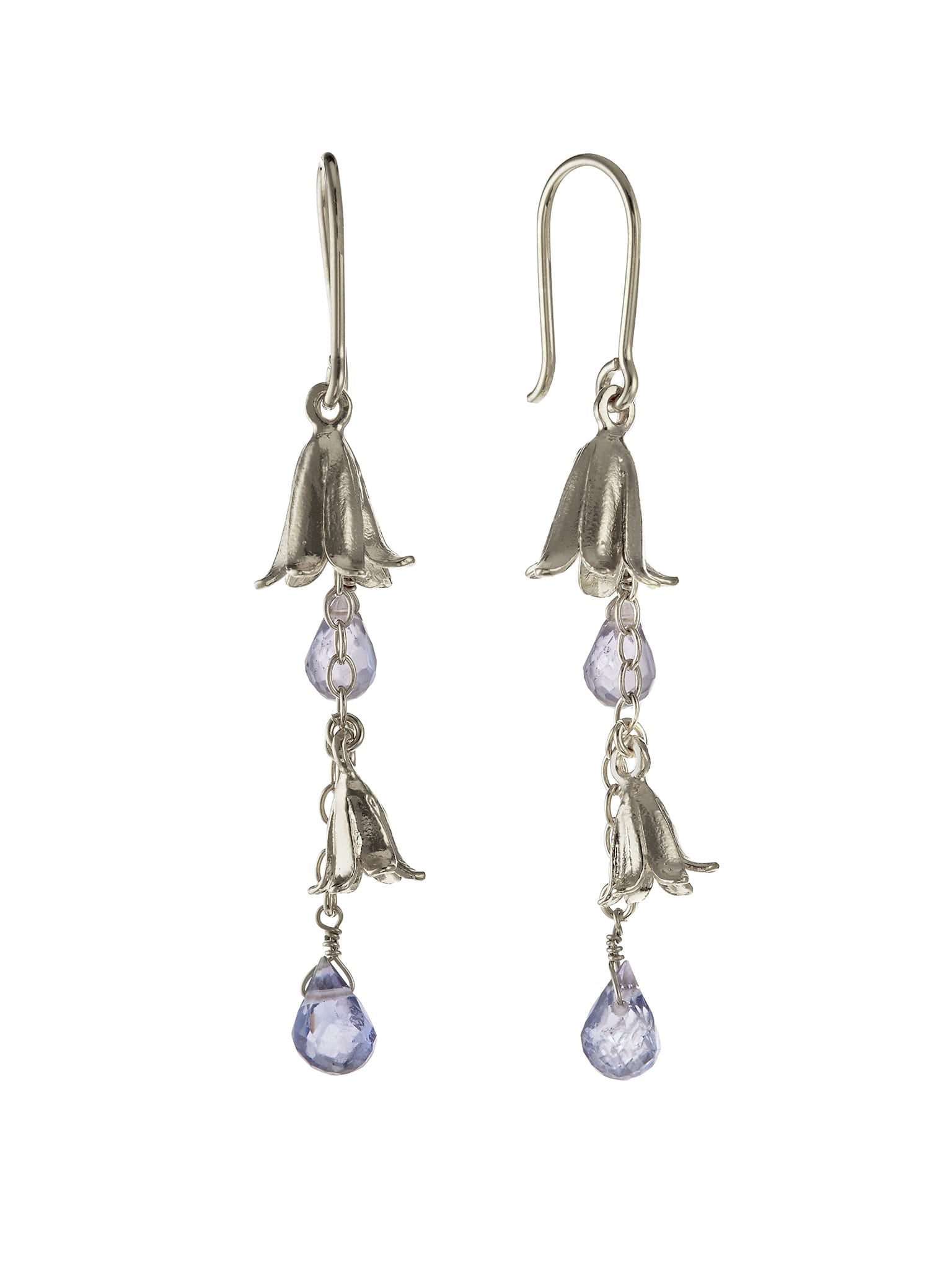 Bluebell Drop Earrings - image 6 | silver