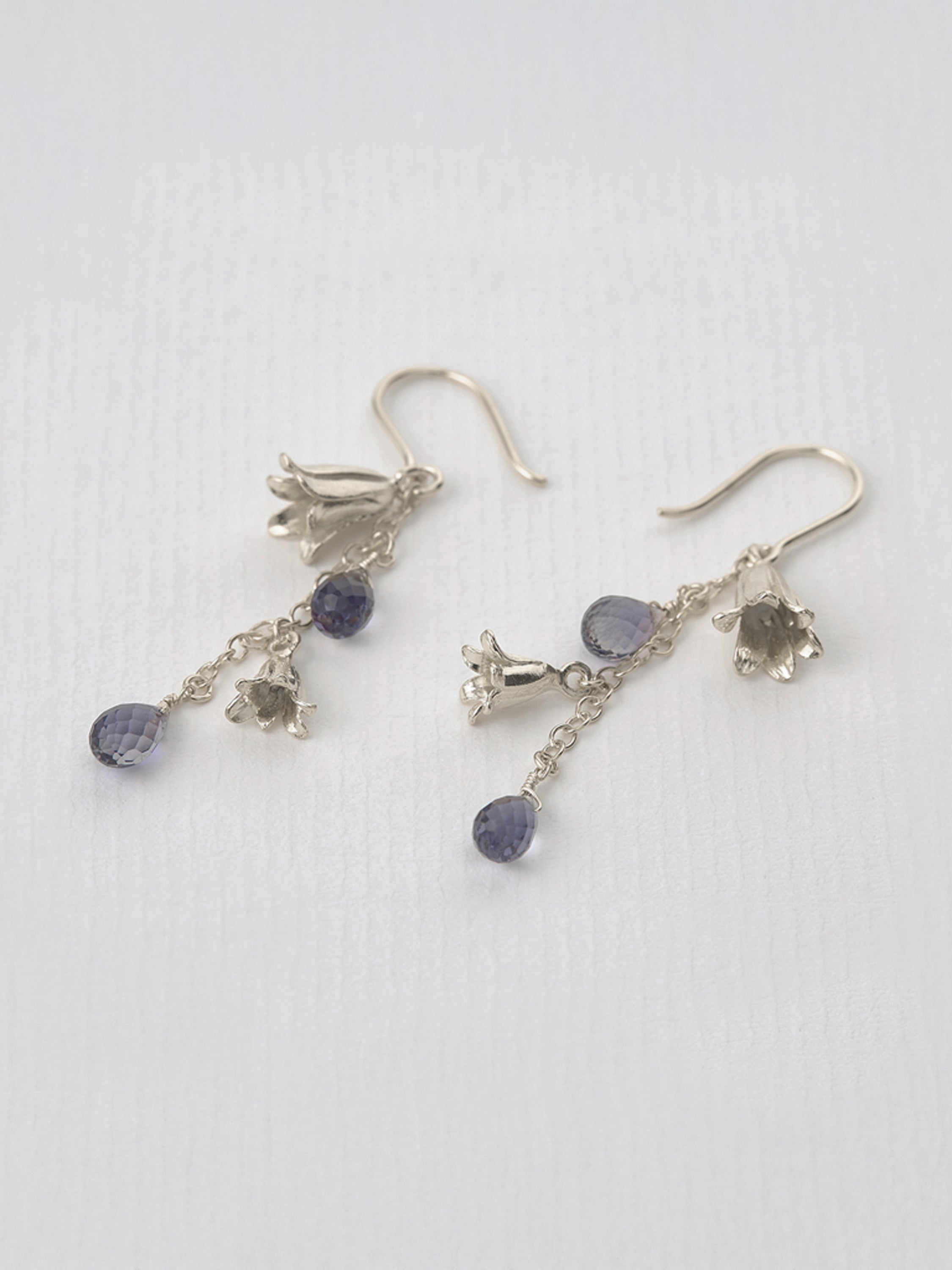 Bluebell Drop Earrings - image 8 | silver