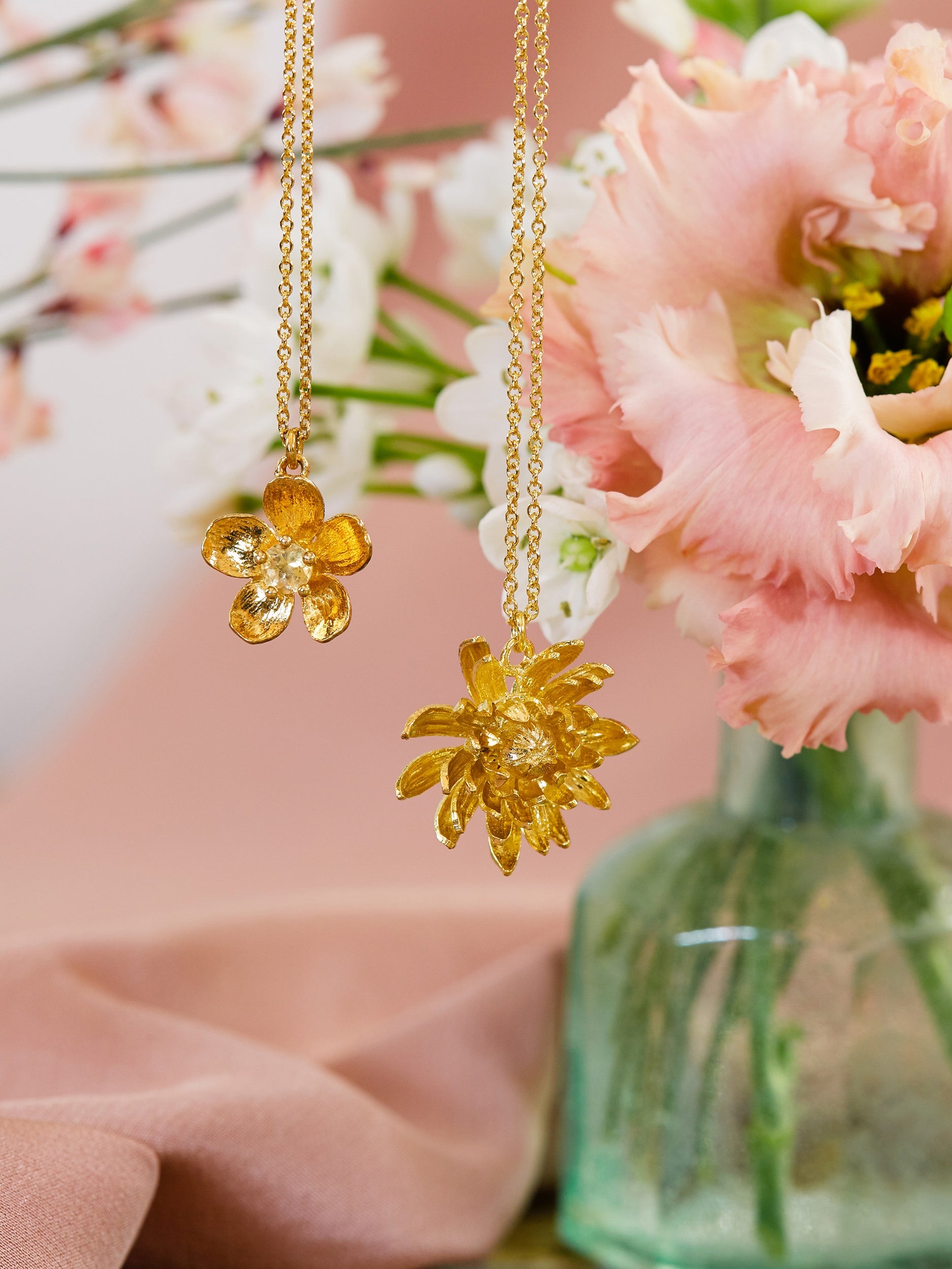 Citrine Buttercup Necklace - image 3