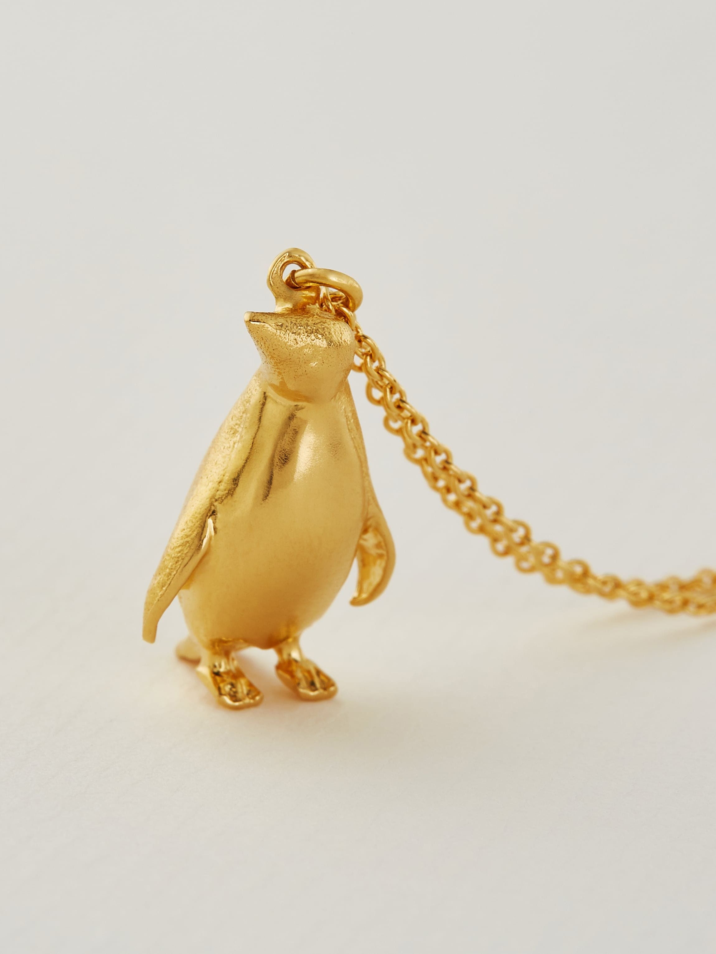 Ad√©lie Penguin Necklace - Friends of the Earth - image 2 | gold plate