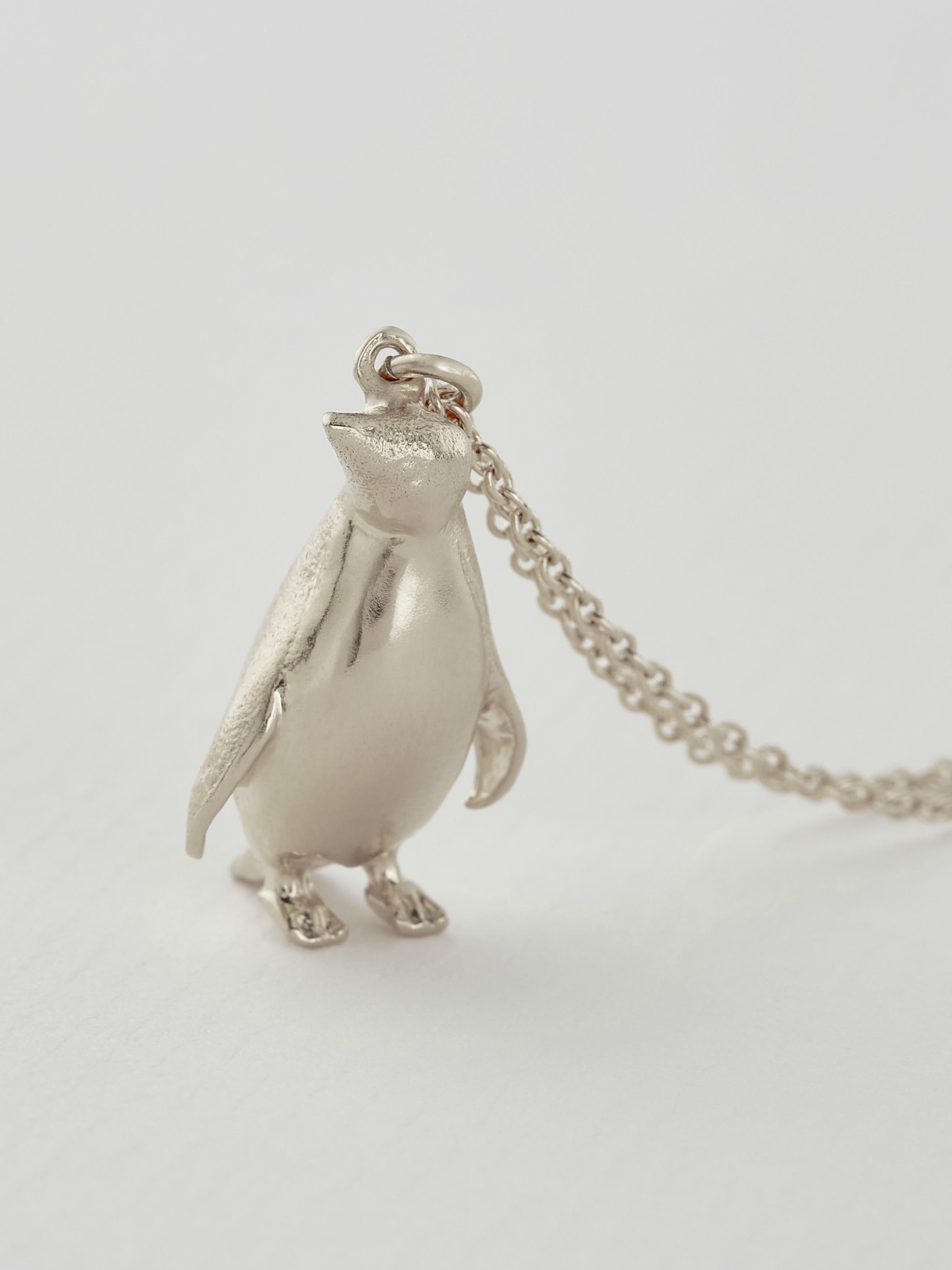 Ad√©lie Penguin Necklace - Friends of the Earth - image 5 | silver