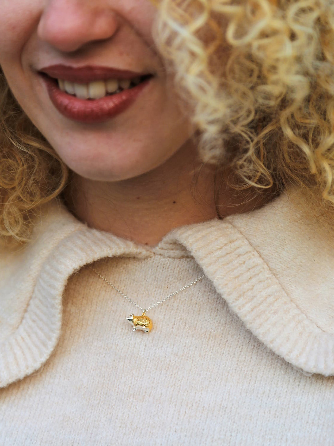 Hedgehog Necklace - Friends of the Earth - image 2