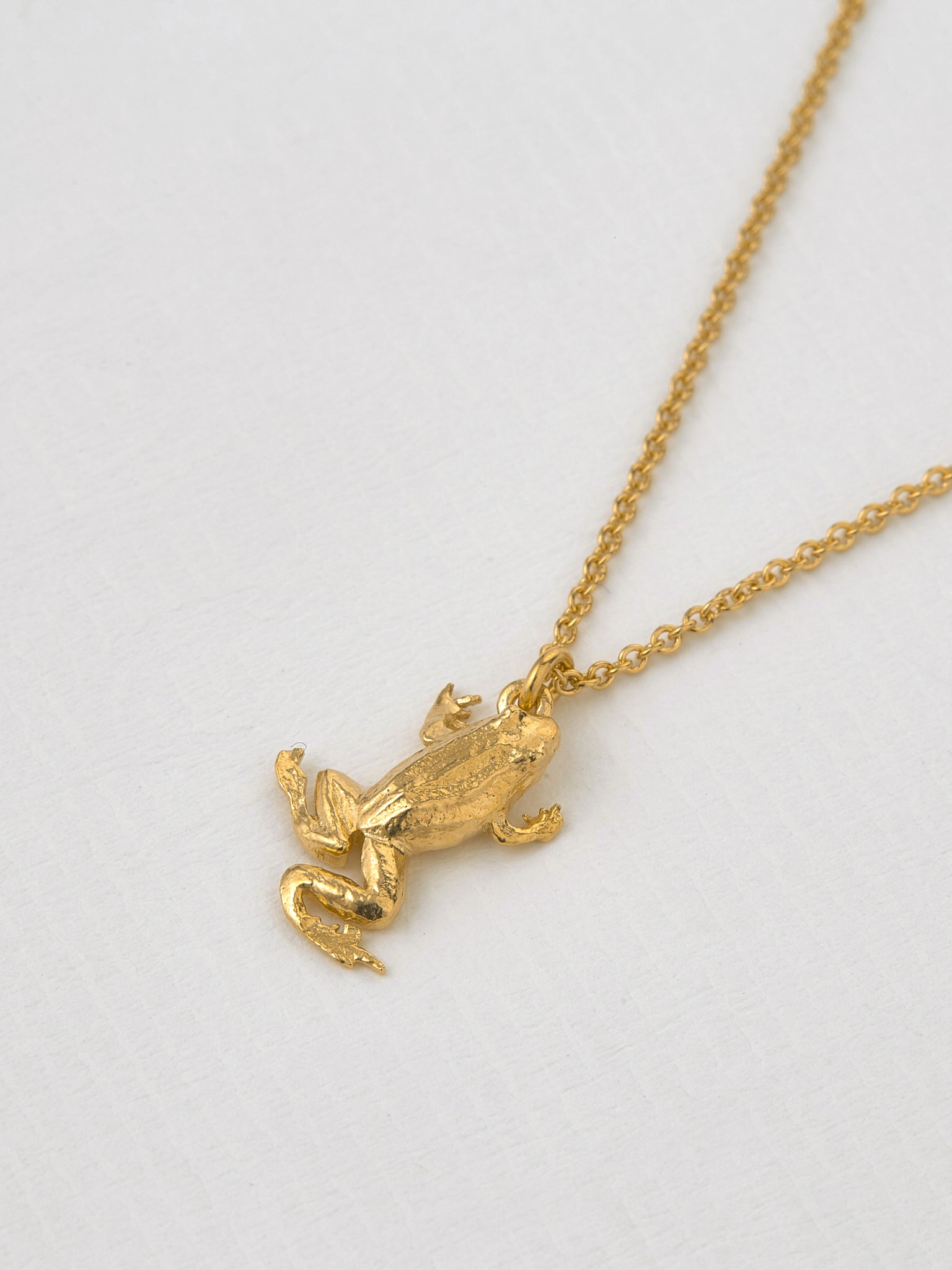 Frog Necklace - image 3 | gold plate