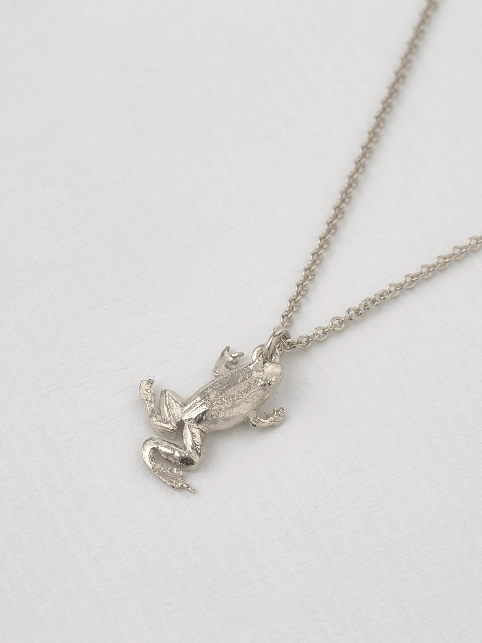 Frog Necklace - image 6 | silver