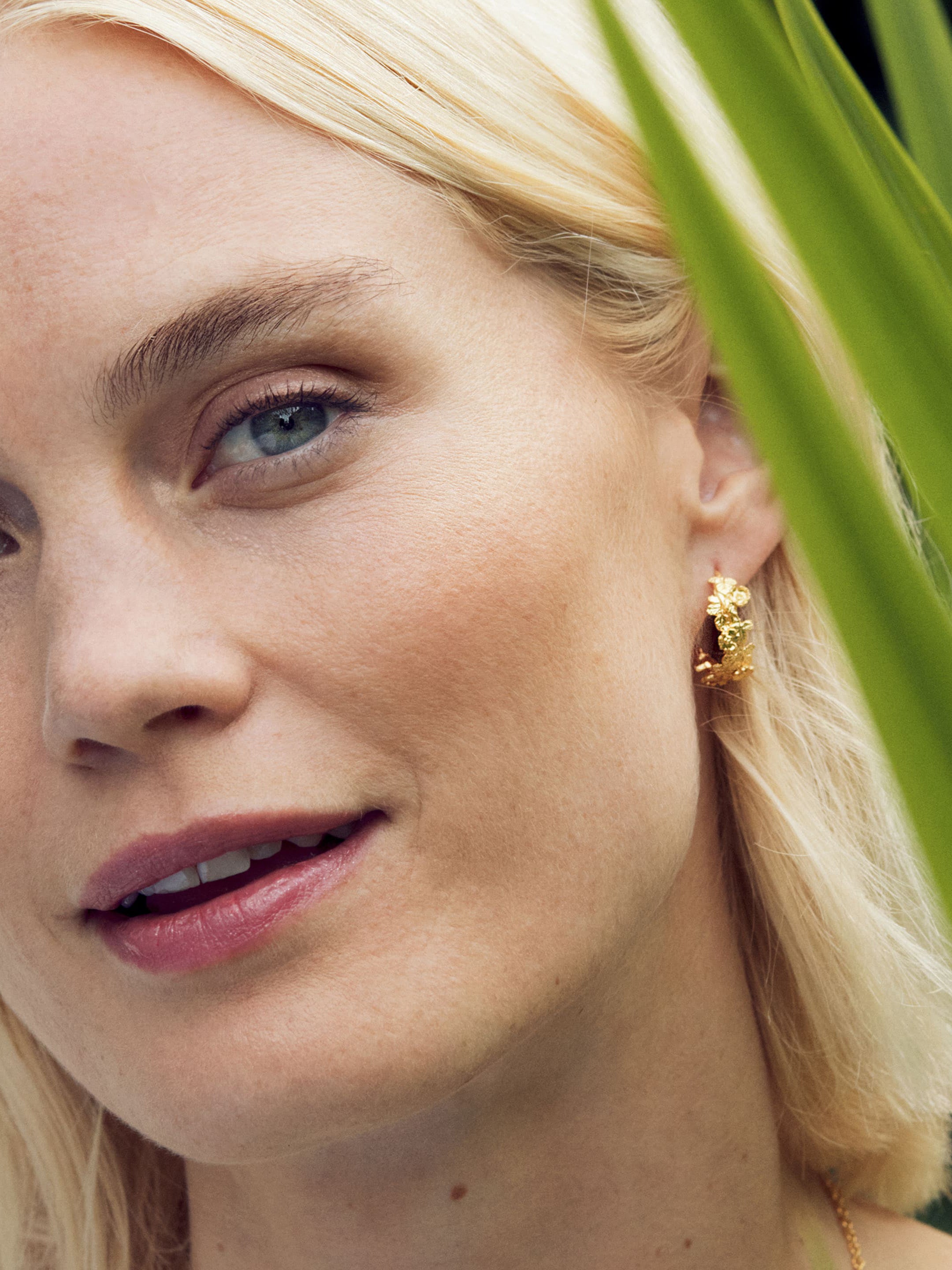 Wildrose Wide Hoop Earrings - image 2