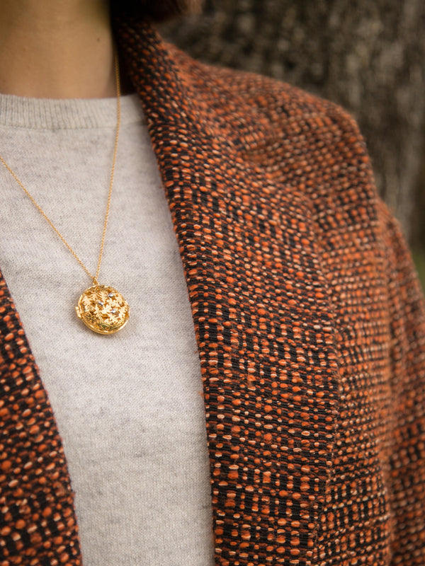 Oak Leaf & Acorn Locket