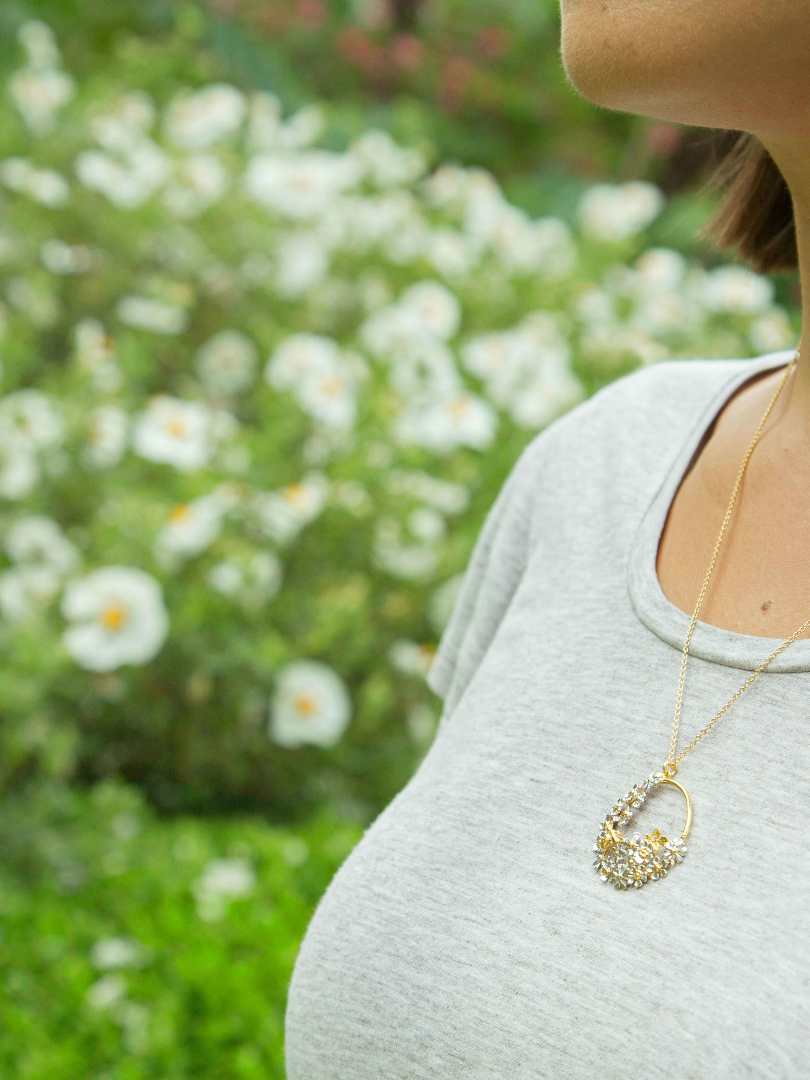 Posy Bloom Loop Necklace - image 2