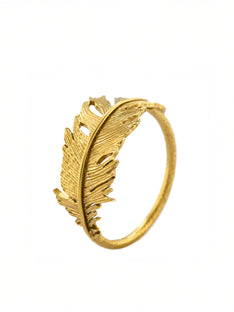 Wrapped Feather Ring