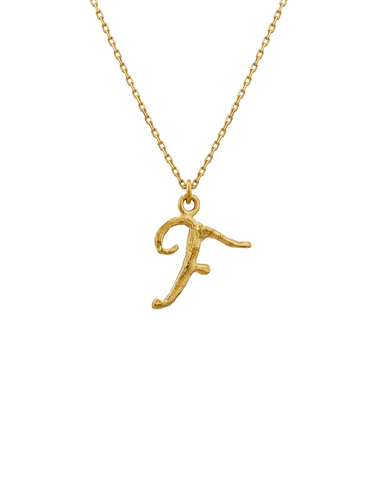 Enchanted Twig Alphabet - Letter F - image 1 | 18ct yellow gold