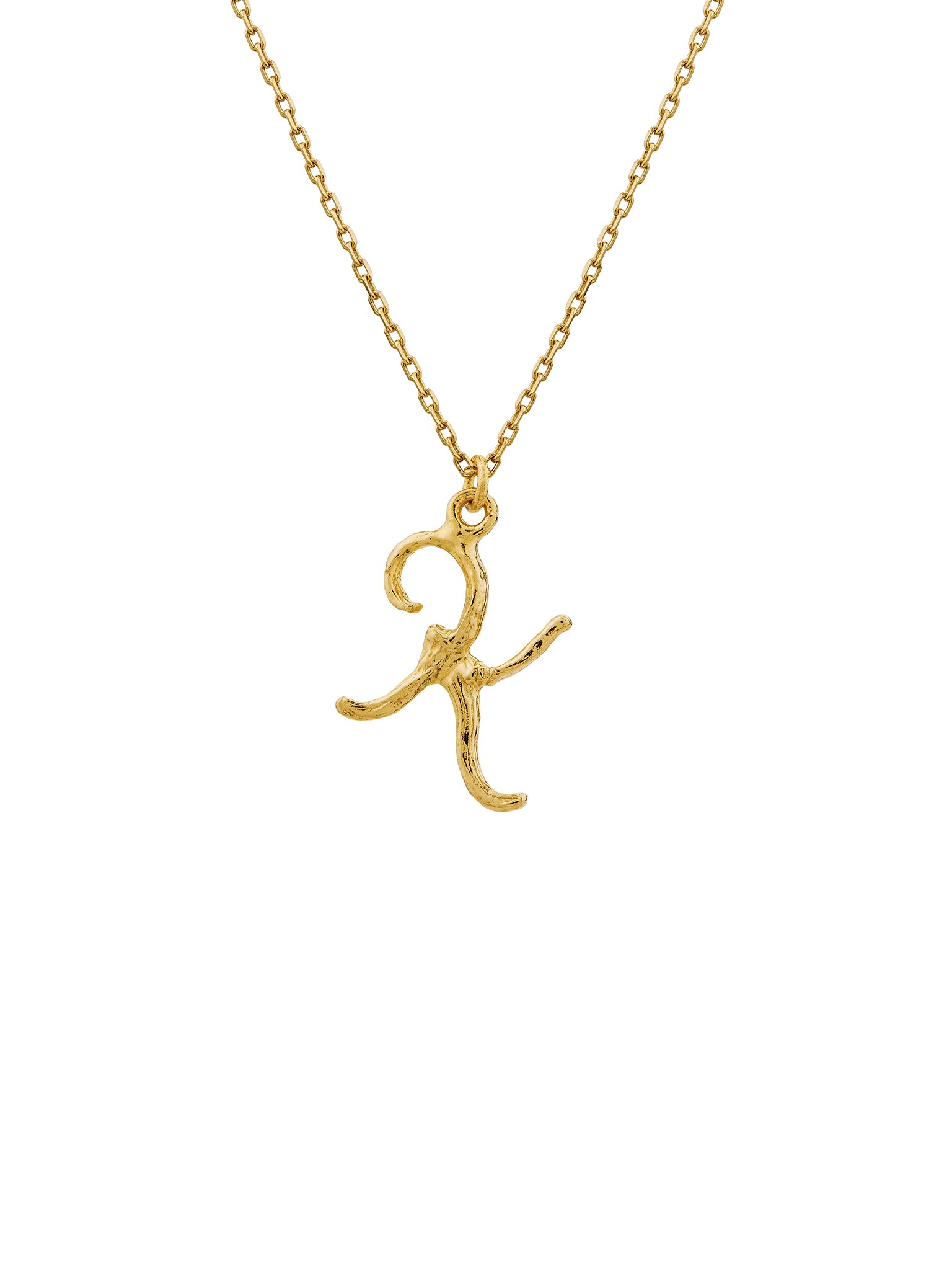 Enchanted Twig Alphabet - Letter K - image 1 | 18ct yellow gold