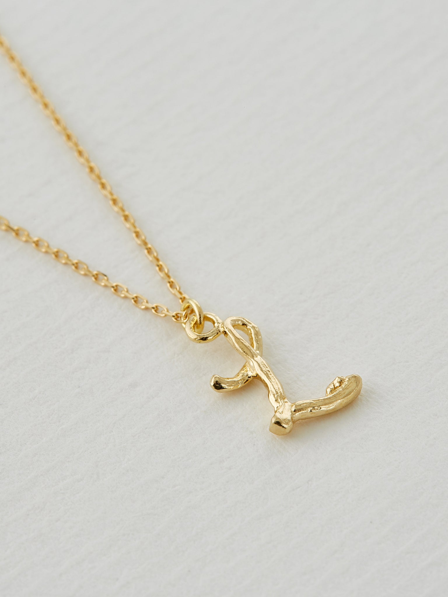 Enchanted Twig Alphabet - Letter L - image 2 | 18ct yellow gold