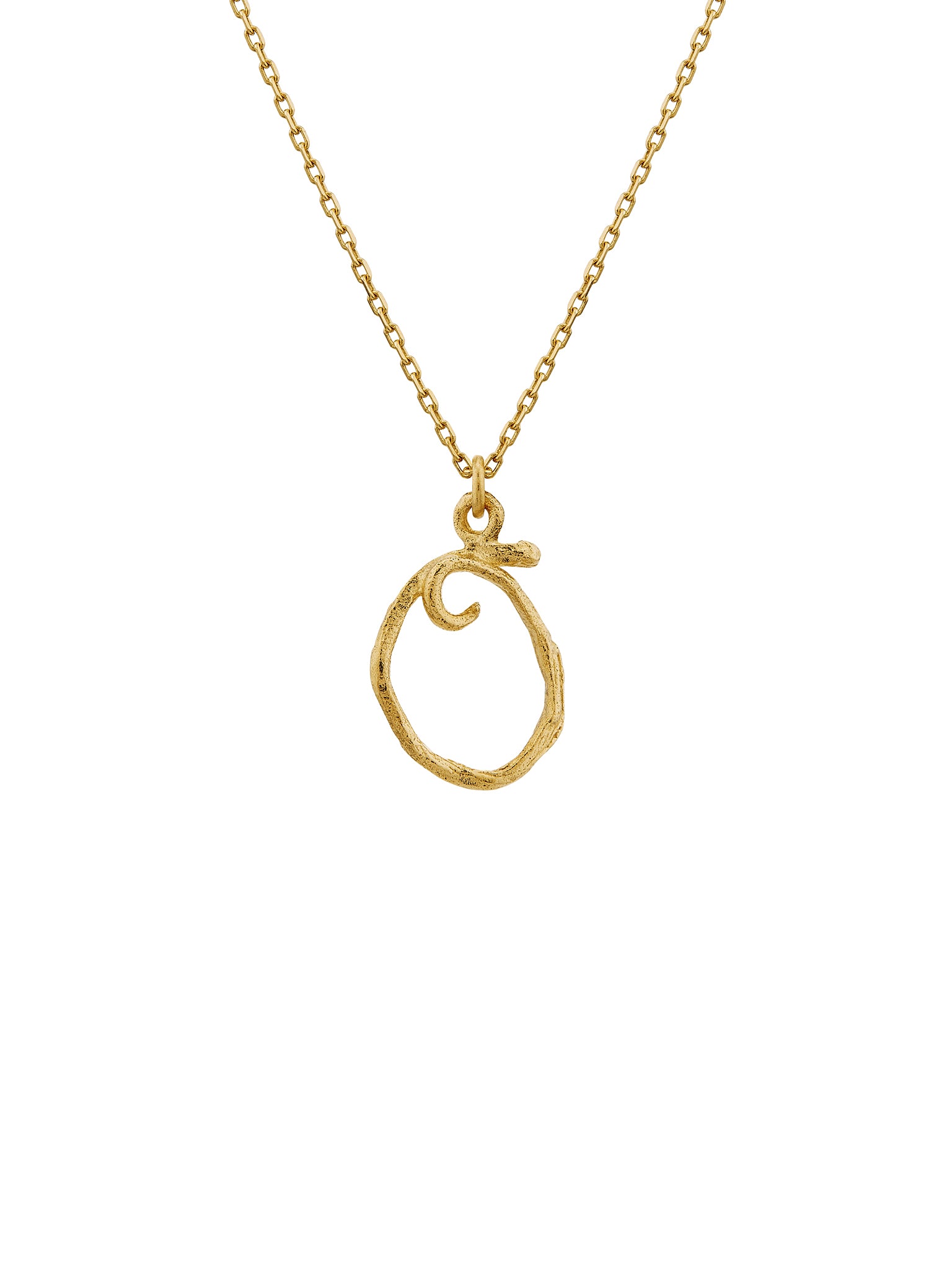Enchanted Twig Alphabet - Letter O - image 1 | 18ct yellow gold