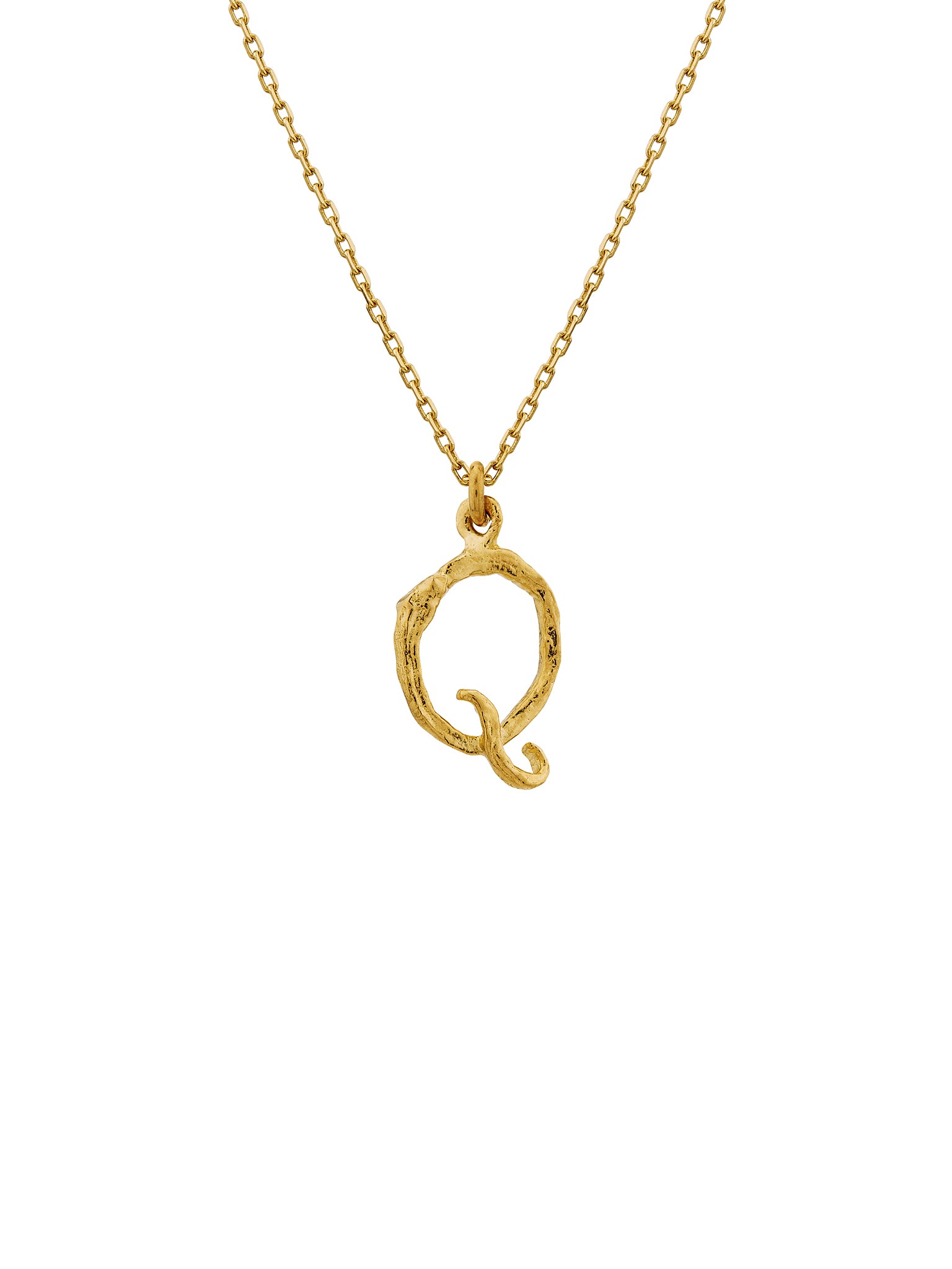 Enchanted Twig Alphabet - Letter Q - image 1 | 18ct yellow gold