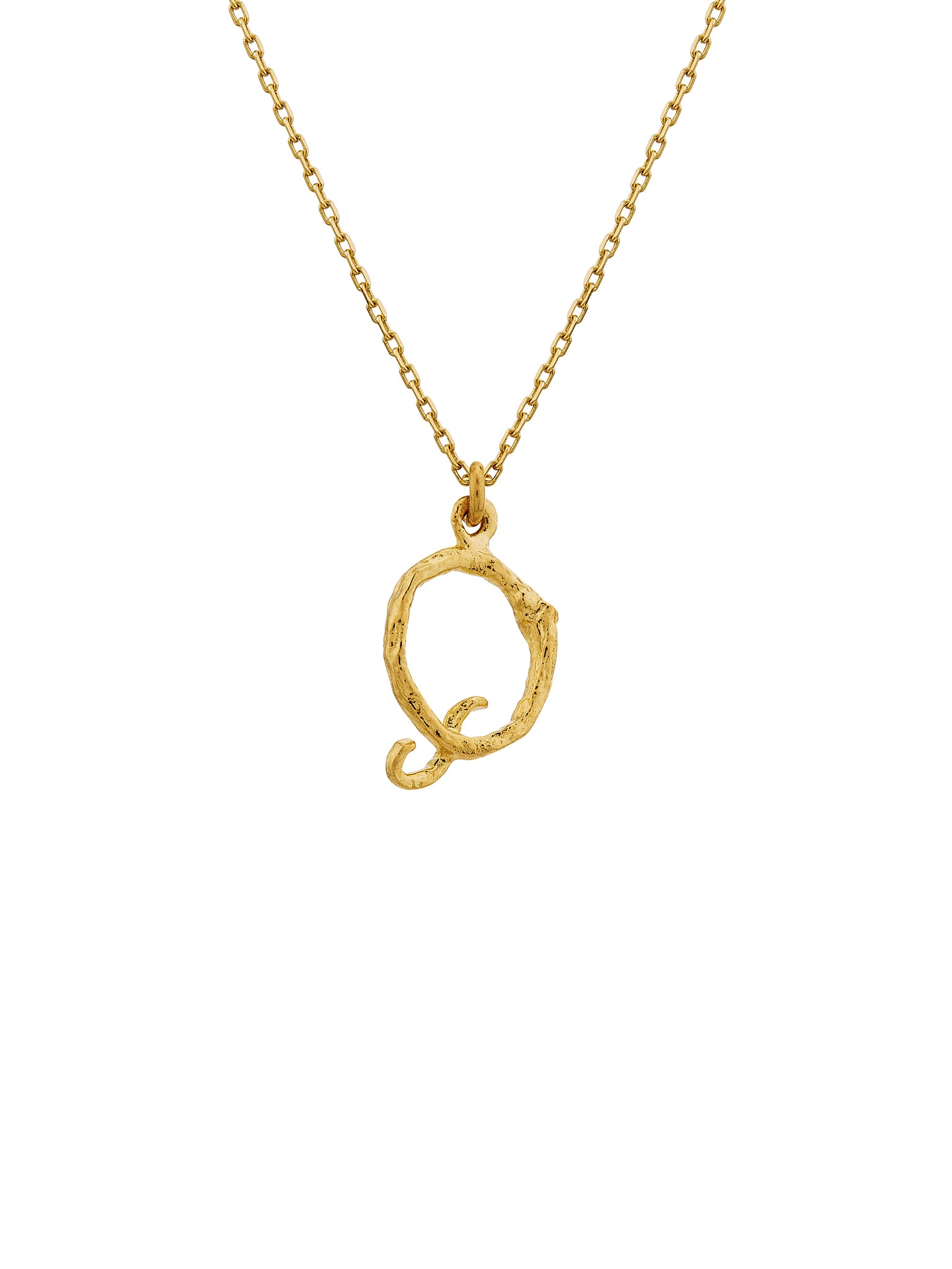 Enchanted Twig Alphabet - Letter Q - image 3 | 18ct yellow gold