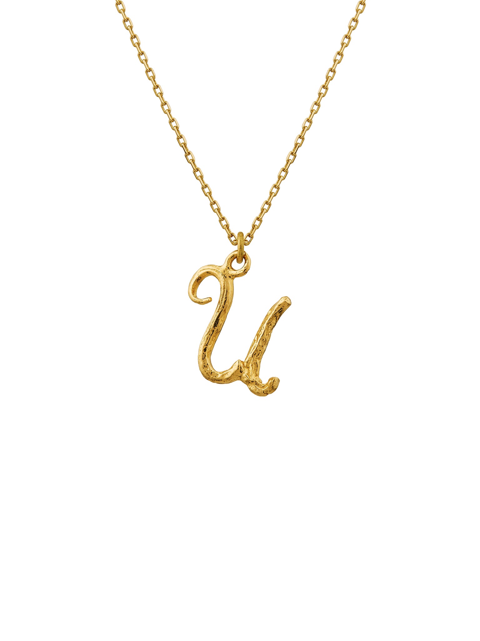 Enchanted Twig Alphabet - Letter U - image 1 | 18ct yellow gold