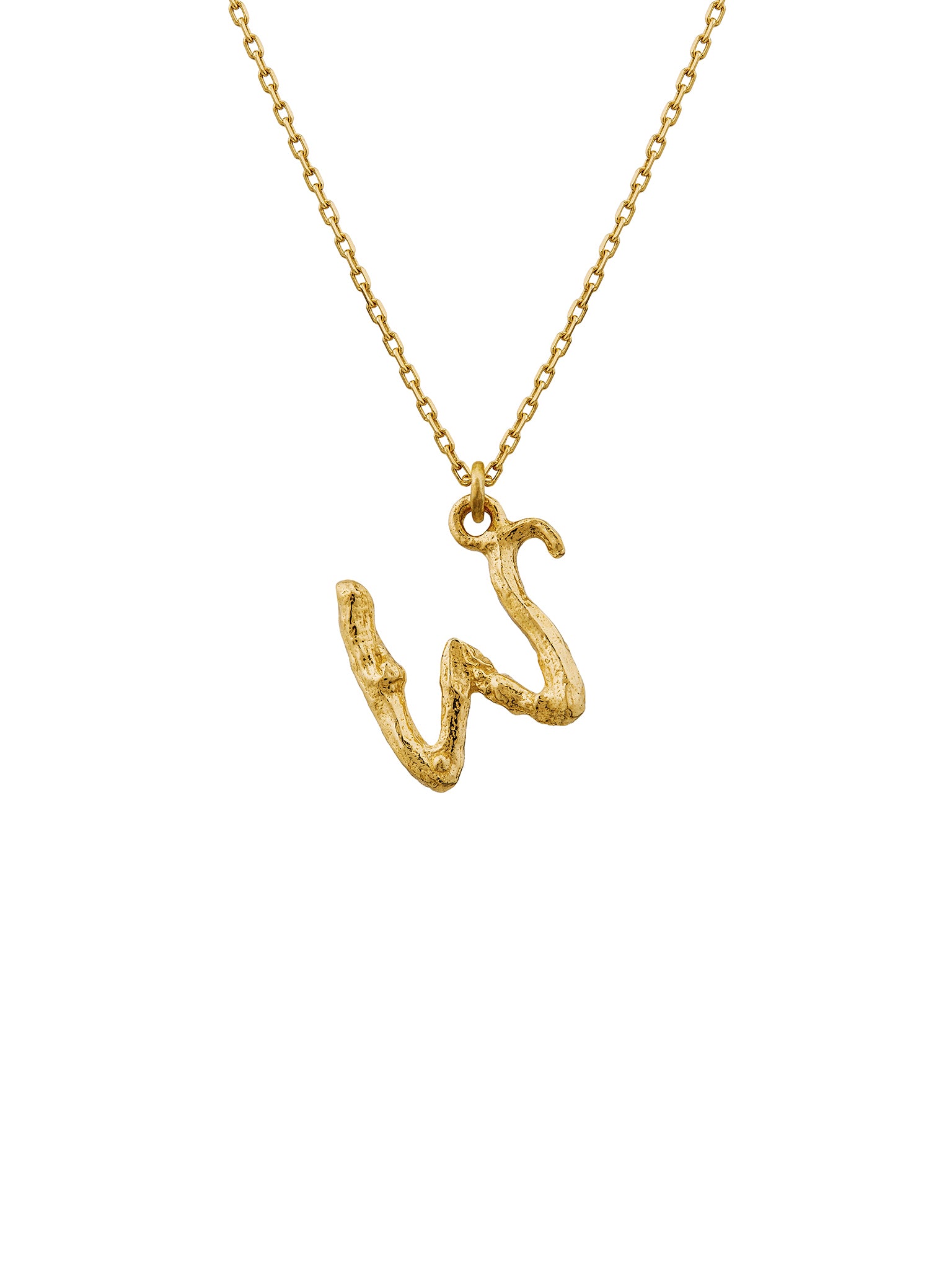 Enchanted Twig Alphabet - Letter W - image 3 | 18ct yellow gold