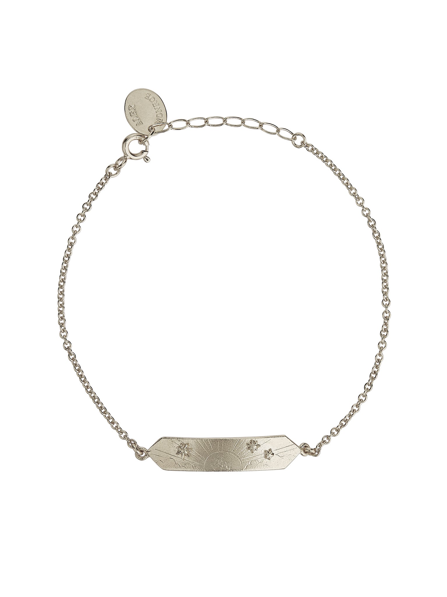 Sail into the Sunset Engraved I-D Bracelet - image 6 | silver