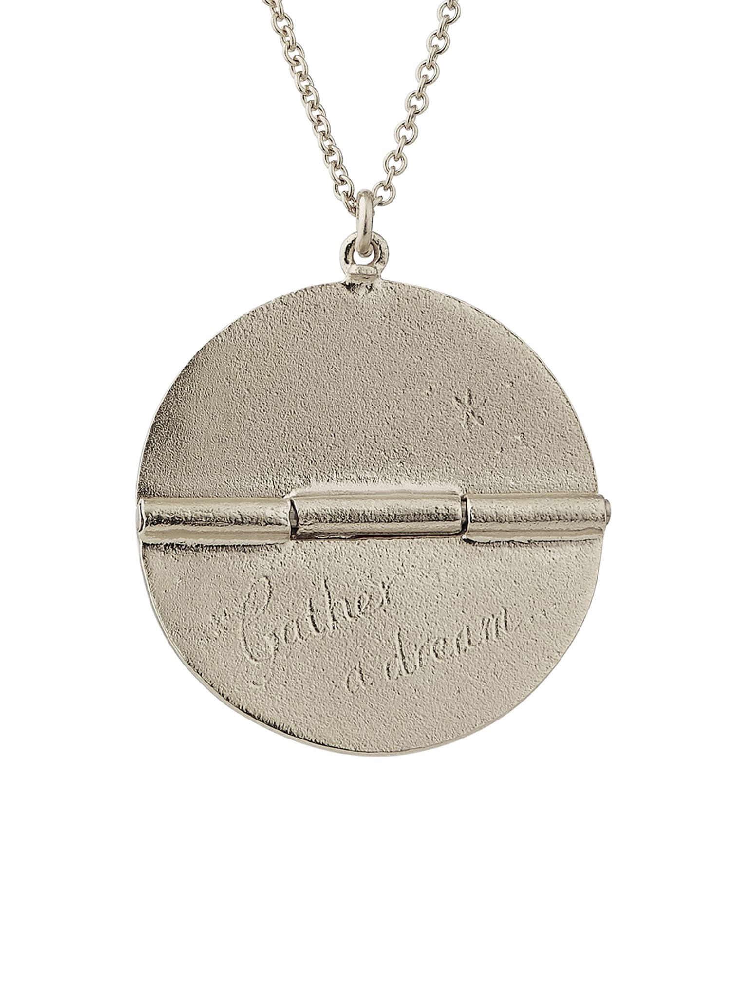 Sail into the Sunset Folding Disc Necklace - image 8 | silver