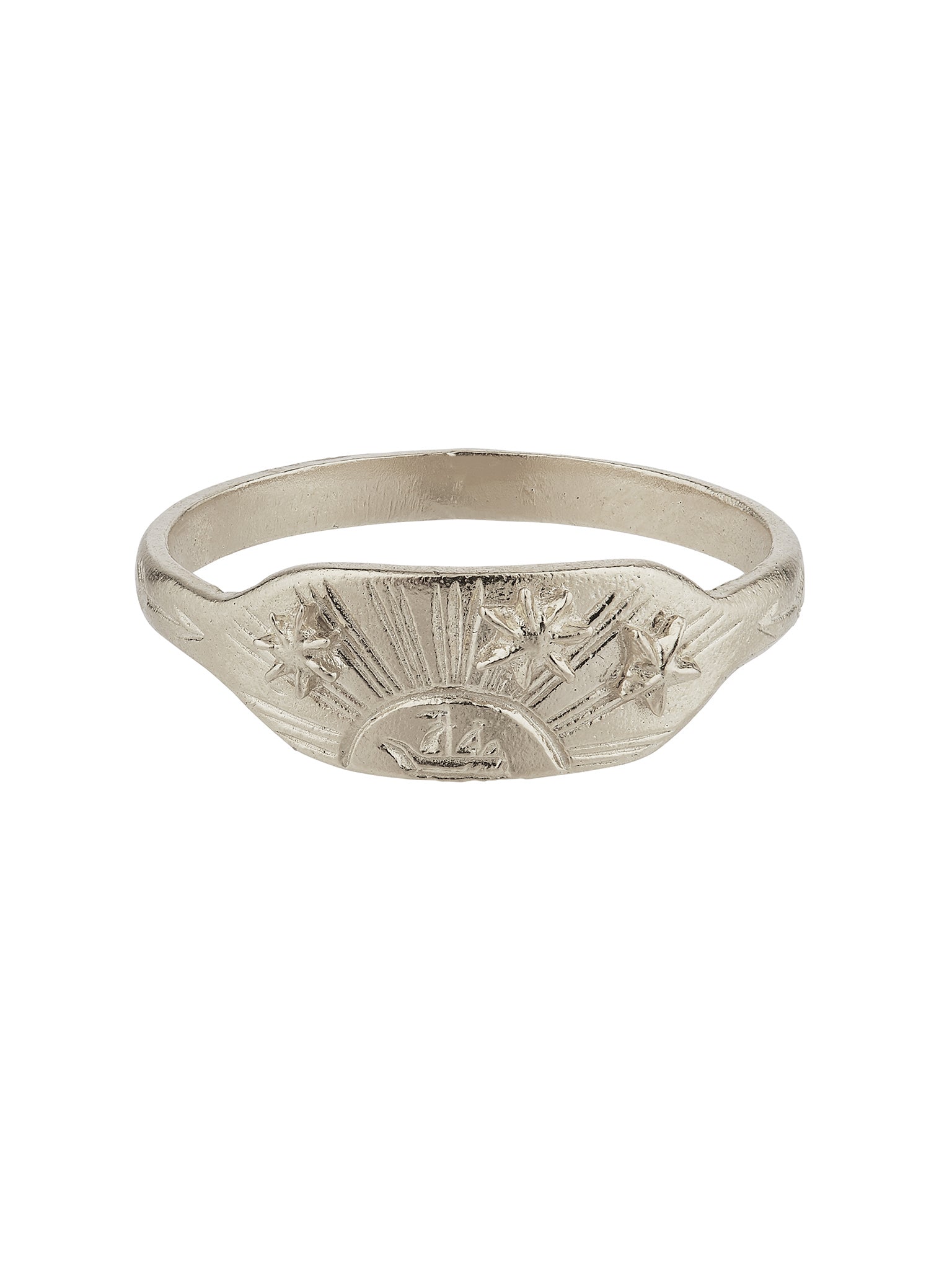 Sail into the Sunset Engraved Ring - image 9 | silver