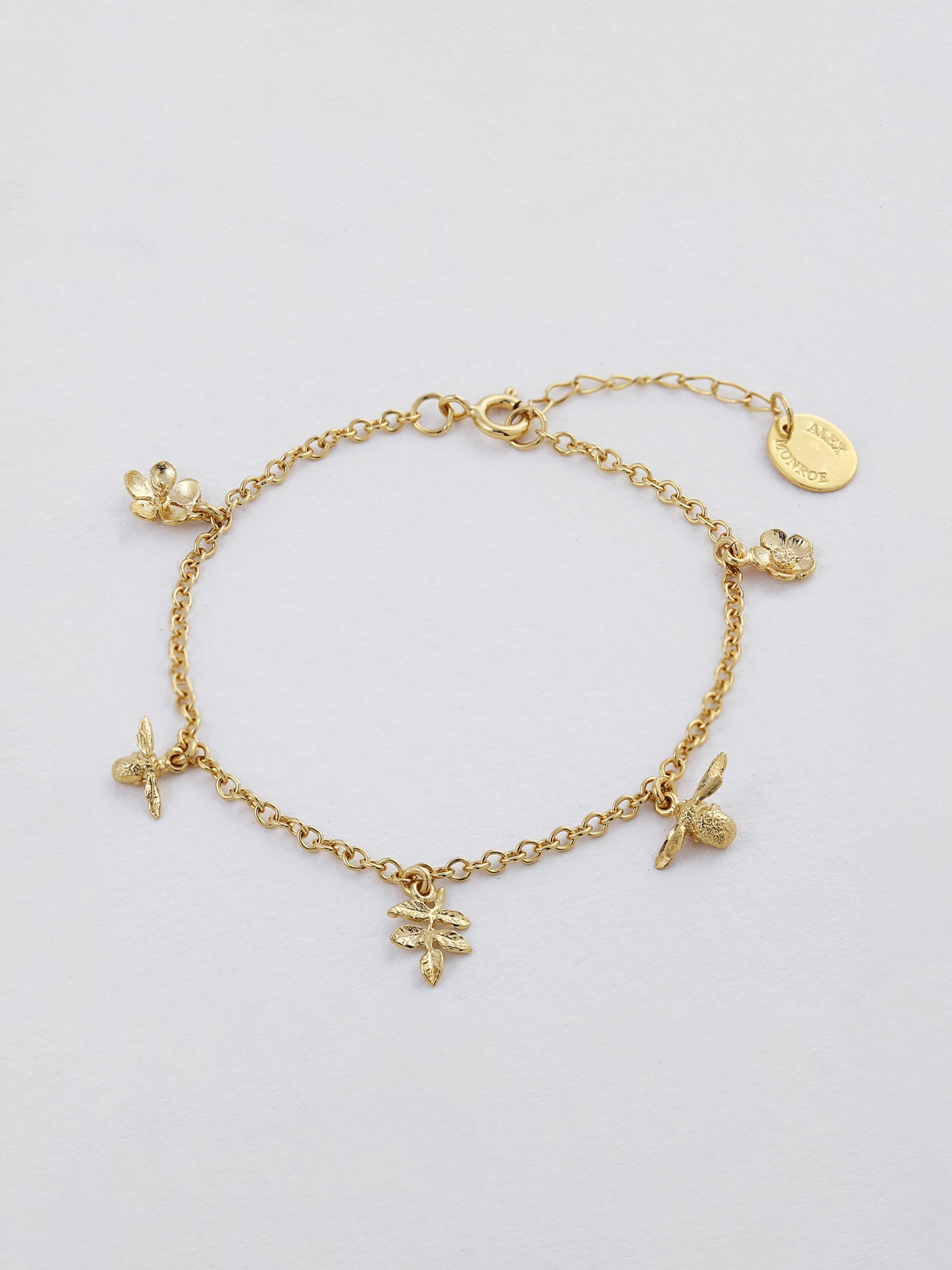 Garden Gathering Charm Bracelet - image 4 | gold plate