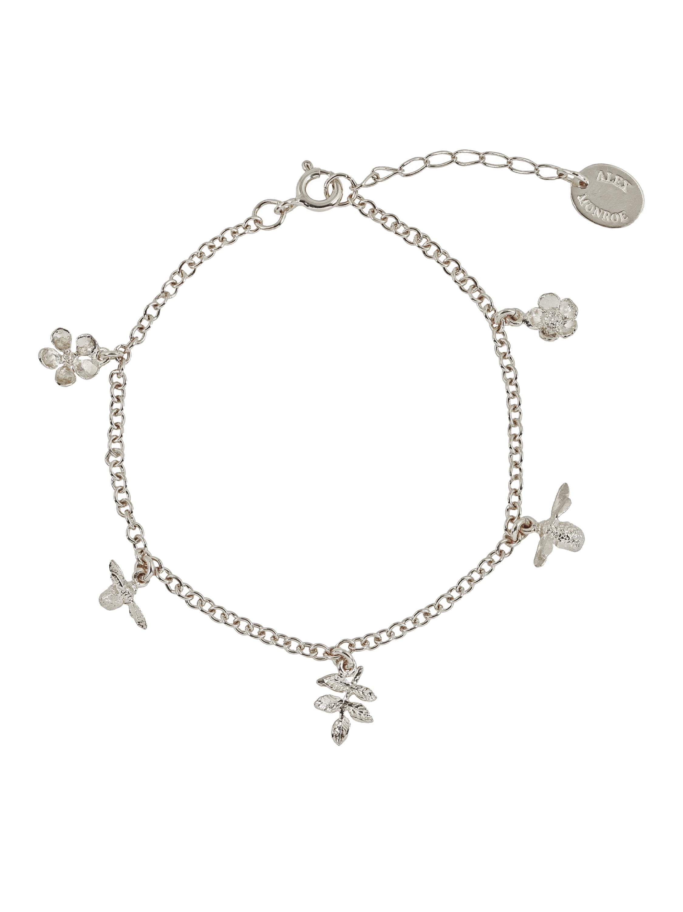 Garden Gathering Charm Bracelet - image 5 | silver