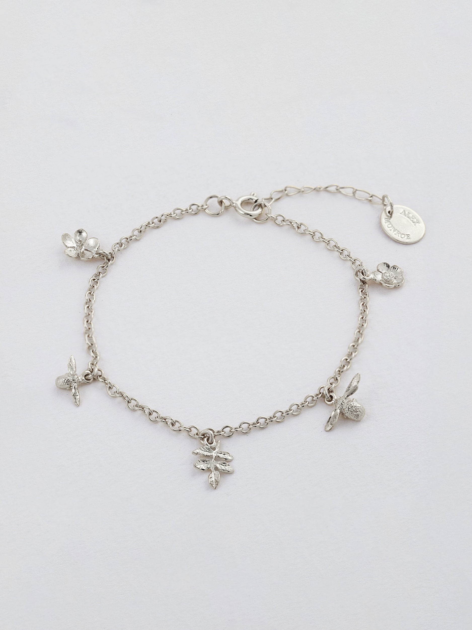 Garden Gathering Charm Bracelet - image 6 | silver