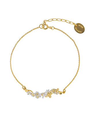In-Line Garden Gathering Bracelet with Itsy Bitsy Bee