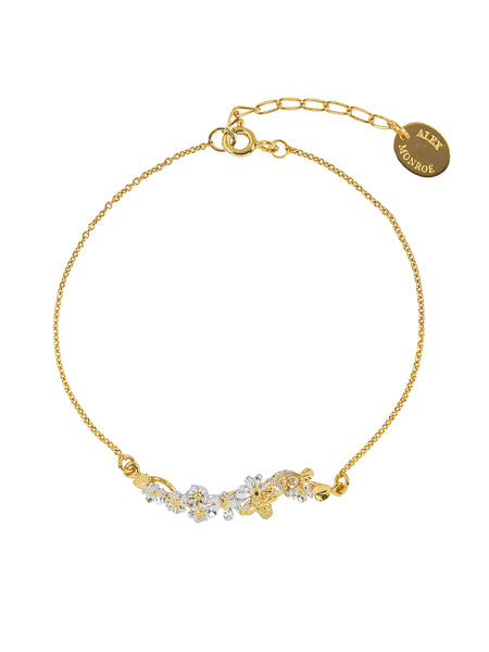 Garden Gathering Bracelet with Itsy Bitsy Bee | Alex Monroe Jewelley
